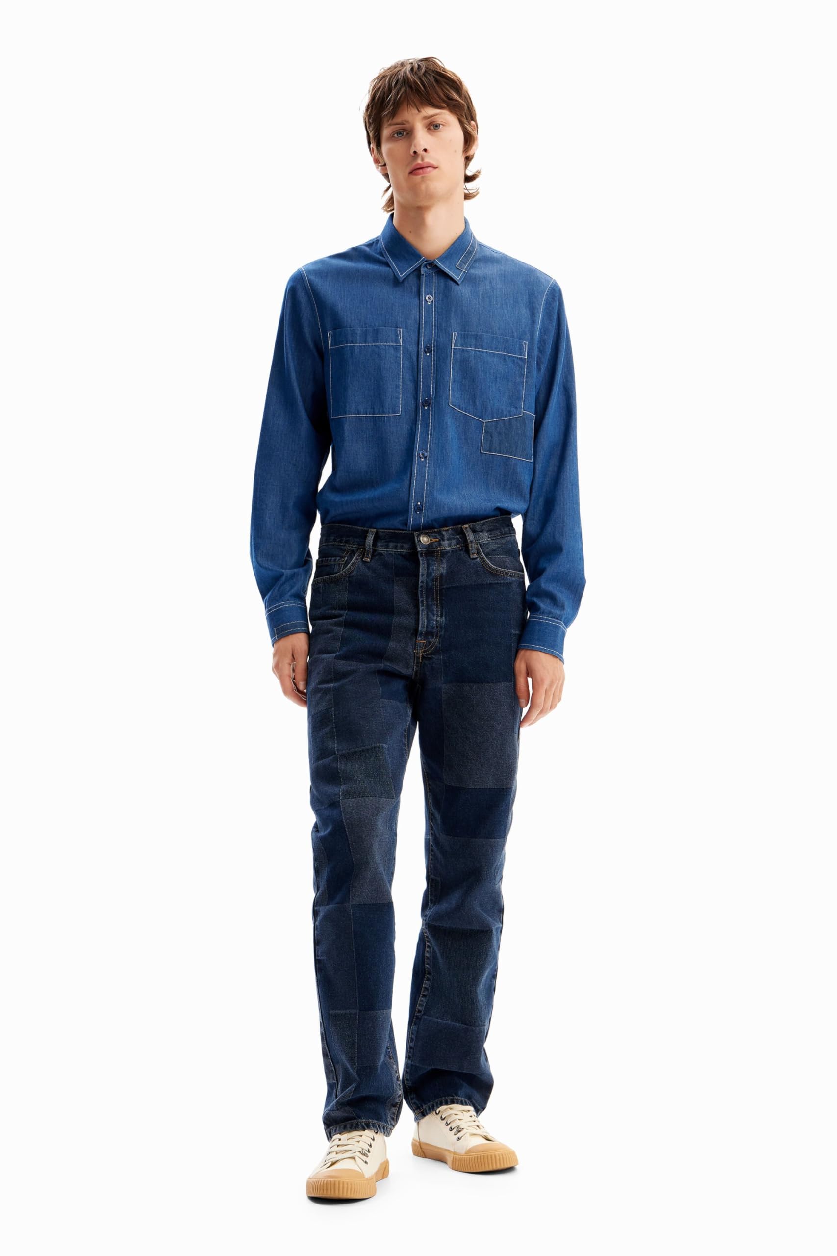 Desigual Demin_Brian, 5008 Denim Dark Blue, 30