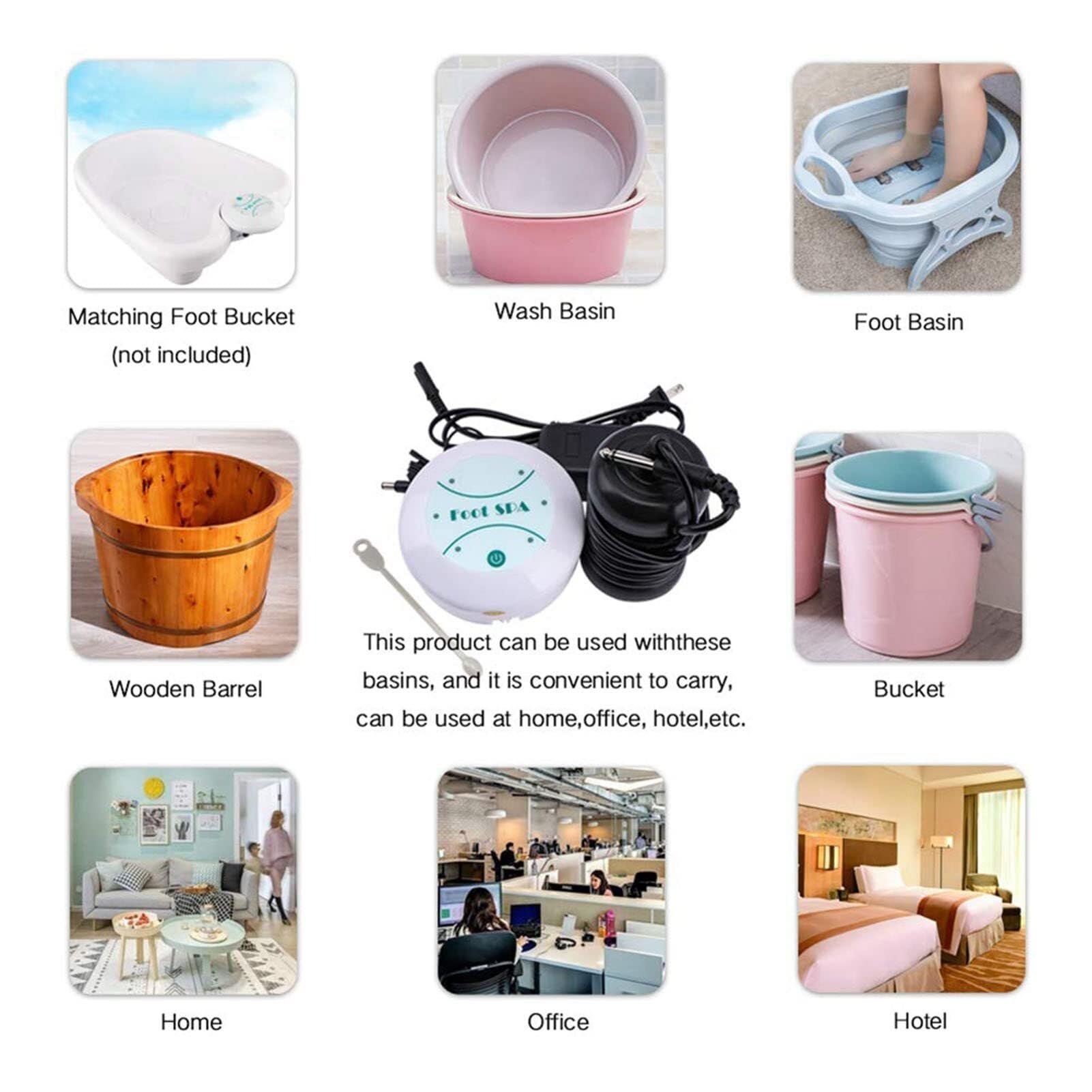 Macchina for il benessere domestico, vasca idromassaggio for i piedi, macchina for pediluvio disintossicante ionico, macchina professionale for disintossicazione dei piedi for pulizia cellulare, pedil