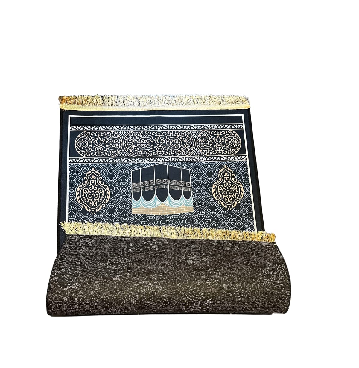 Moslim gebedsmat voor islamitisch gebed - dikke en comfortabele moslim gebedsmat voor moslim mannen en vrouwen - zeer dikke mat - Beige