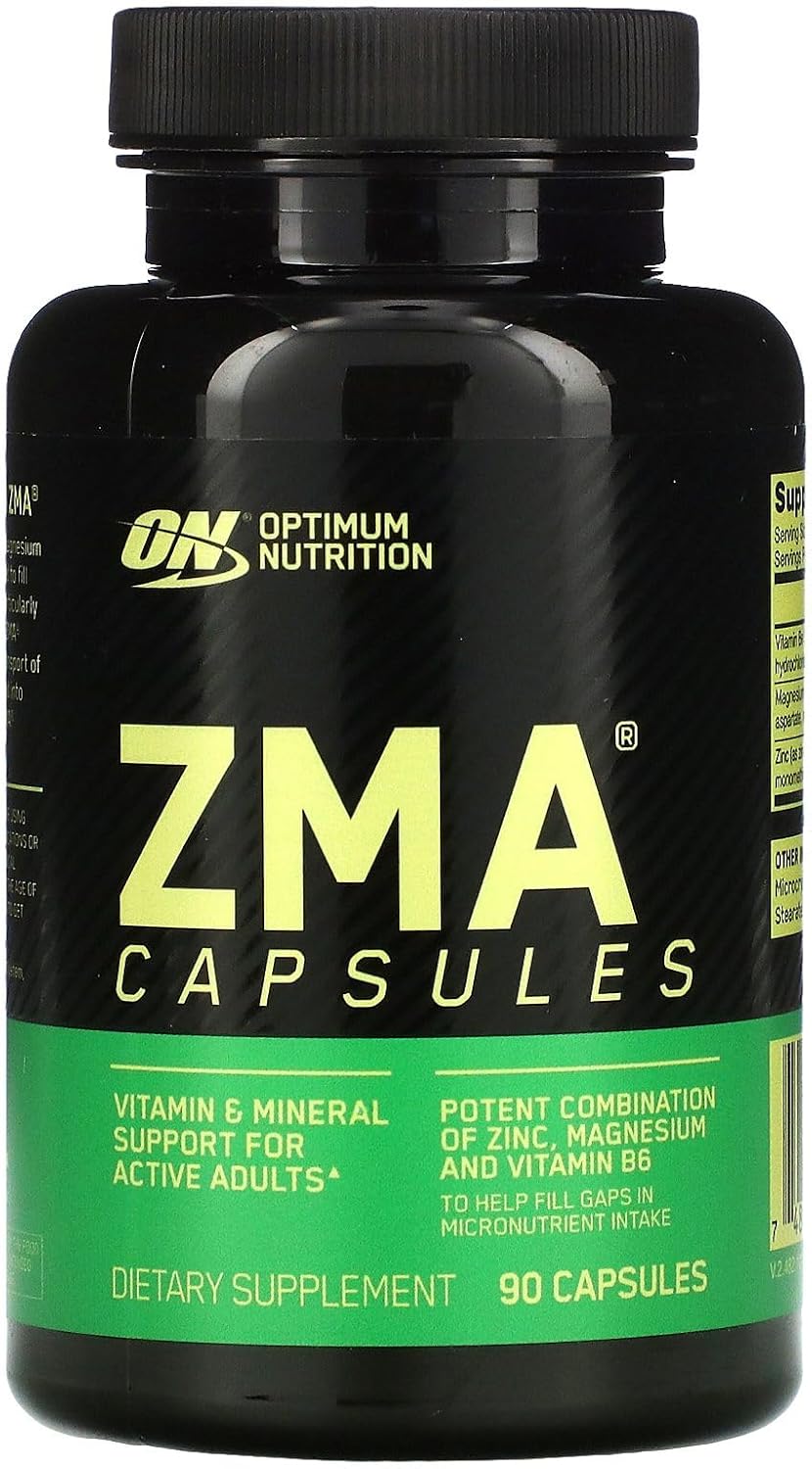Optimum Nutrition - ZMA 90 Capsulas (Zinc, Magnesio, Aspartato ...