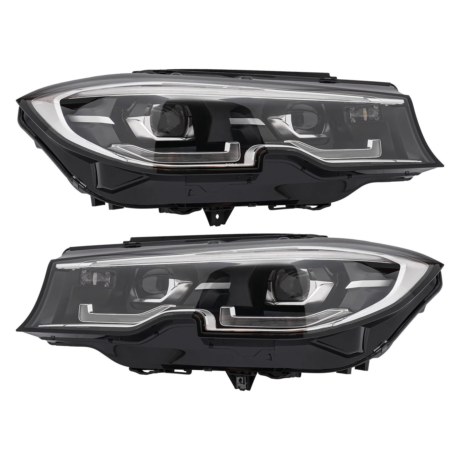 8496159 63118496160 Pair Headlight Compatible With BMW 3 Series 2019 2020 2021 G20 G21 G28 330i 340i LED LH&RH Without AFS (Left and Right)
