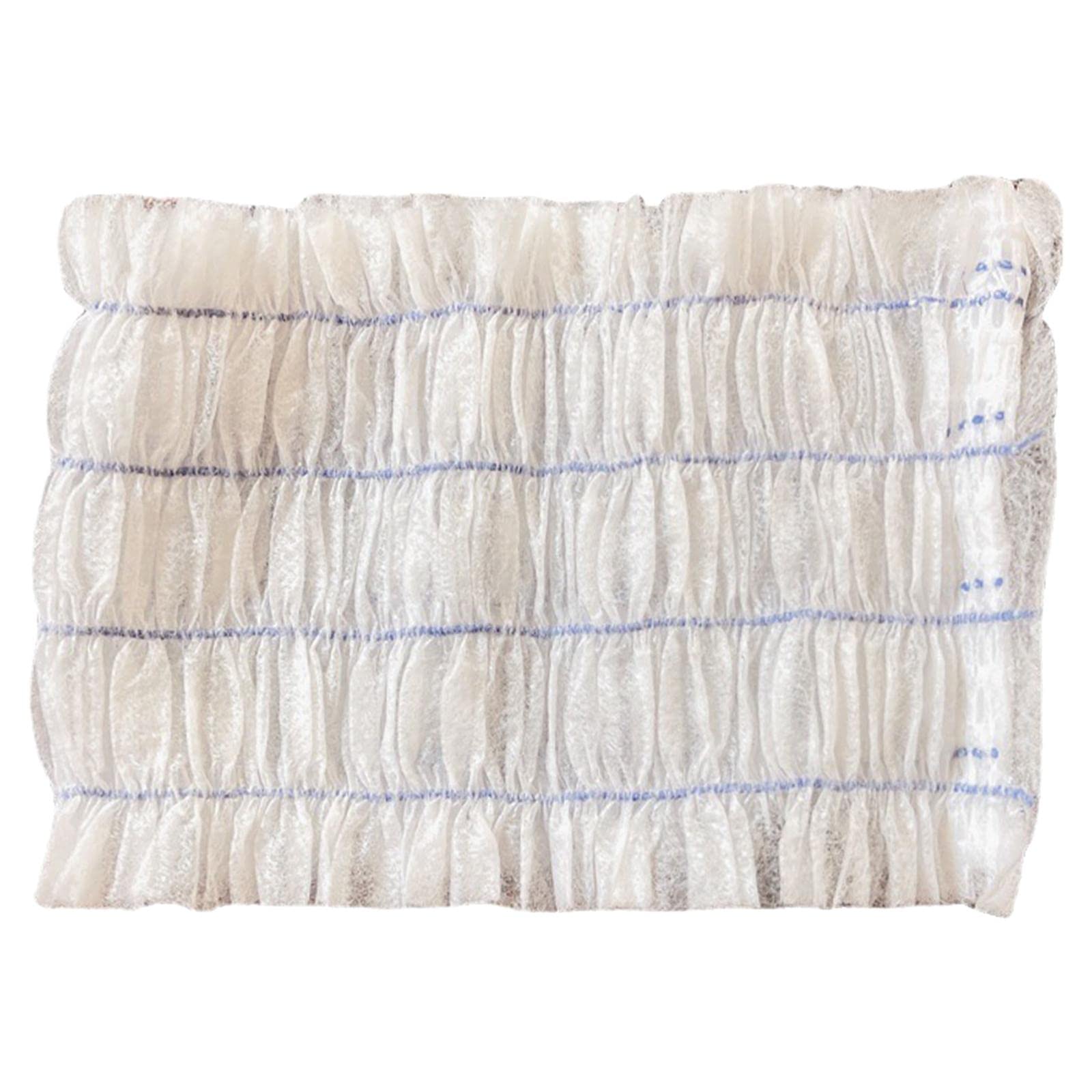 T.O.G. 100Pcs Disposable SPA Headbands Breathable Elastic Hairband for Skin Care White