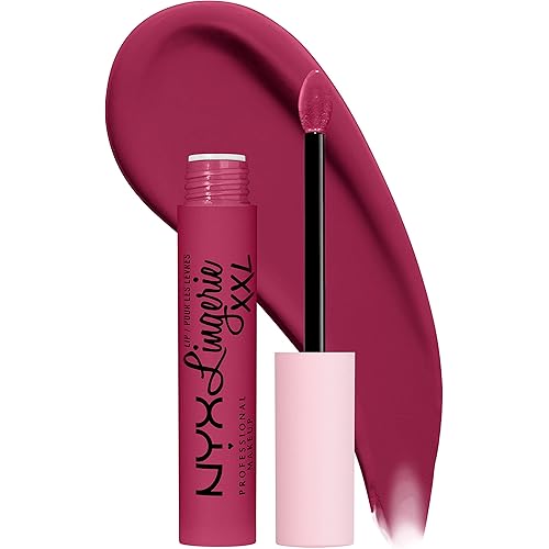 NYX PROFESSIONAL MAKEUP Lip Lingerie XXL Matte Liquid Lipstick - Stayin' Juicy (Deep Magenta)