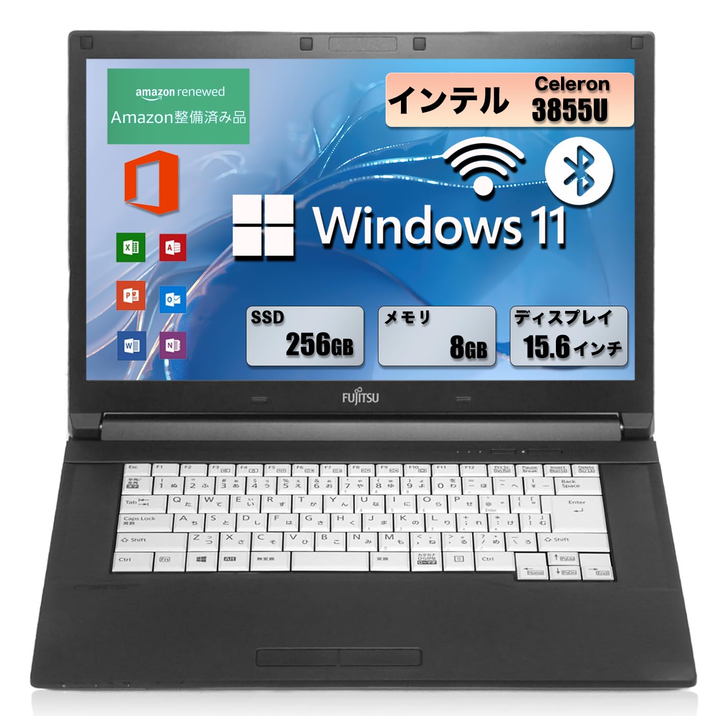 Amazon.co.jp: 【整備済み品】ノートパソコン 富士通 LIFEBOOK 