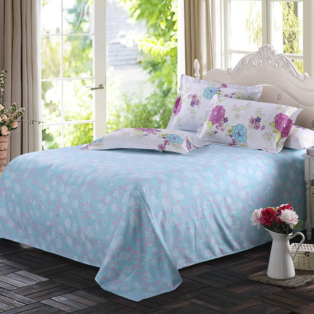 Drap de lit simple étudiant matelassé et chaud pour résidence universitaire 200x230cm