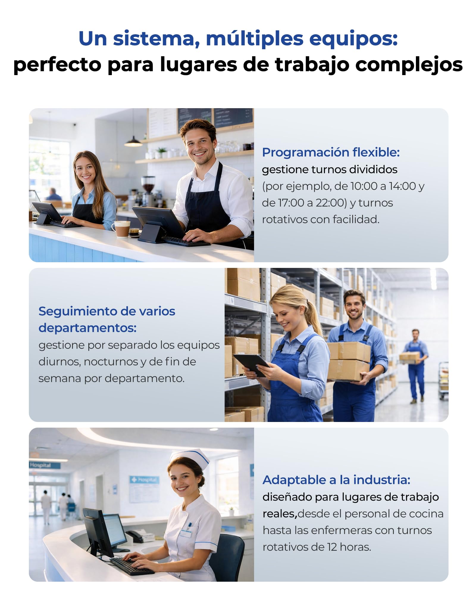 Máquina de Fichaje Autónoma con Huella Dactilar y PIN, Control Horario Empleados
