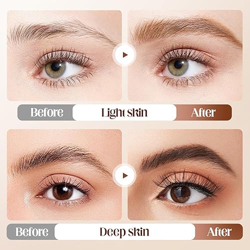 Miniatura 5 de Geltinte líquido para cejas a prueba de manchas, impermeable de larga duración, 24 horas, resistente al agua, de larga duración, juego de maquillaje