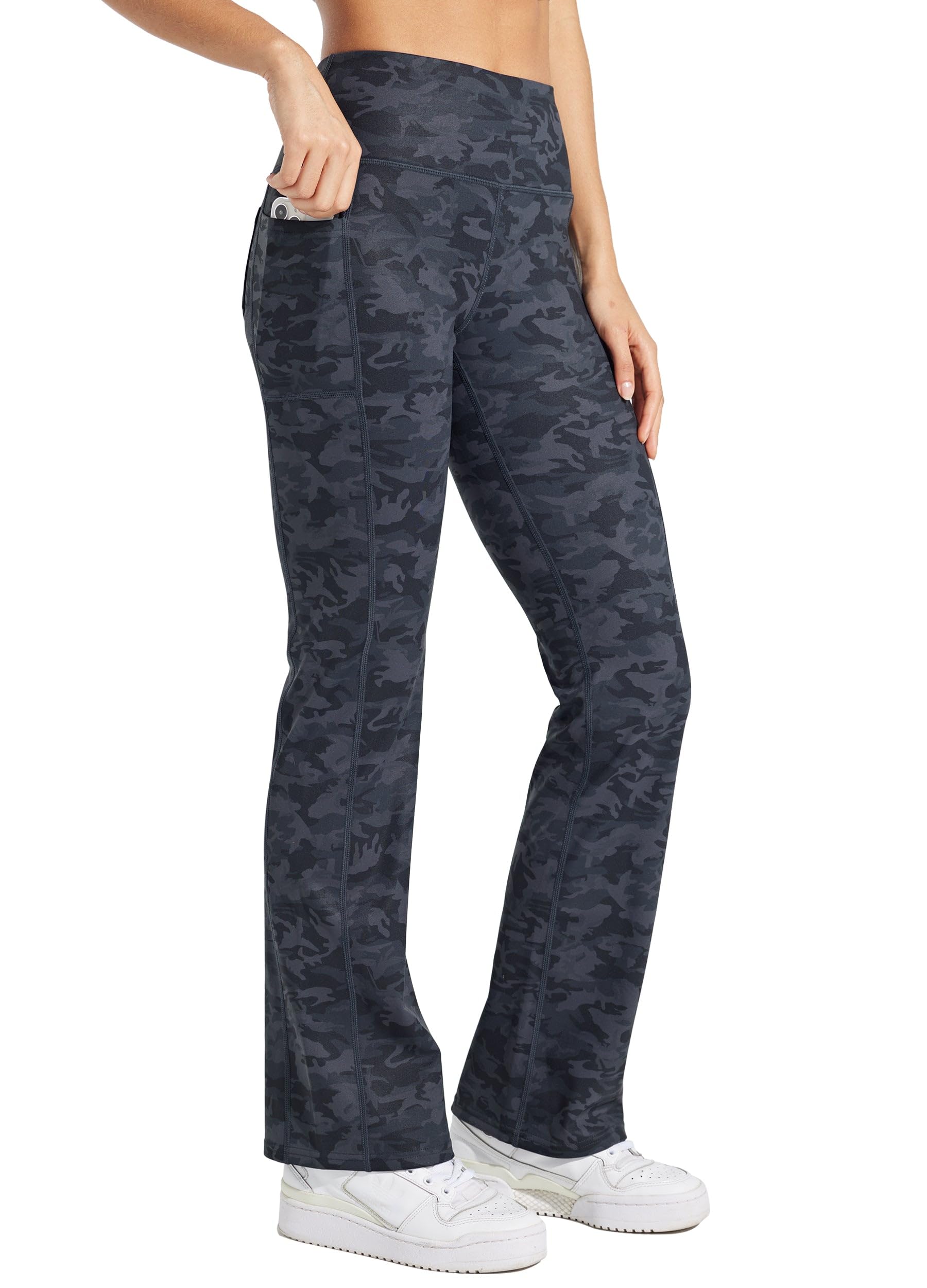Nike Sportswear FLARE - Legging - black/white/zwart