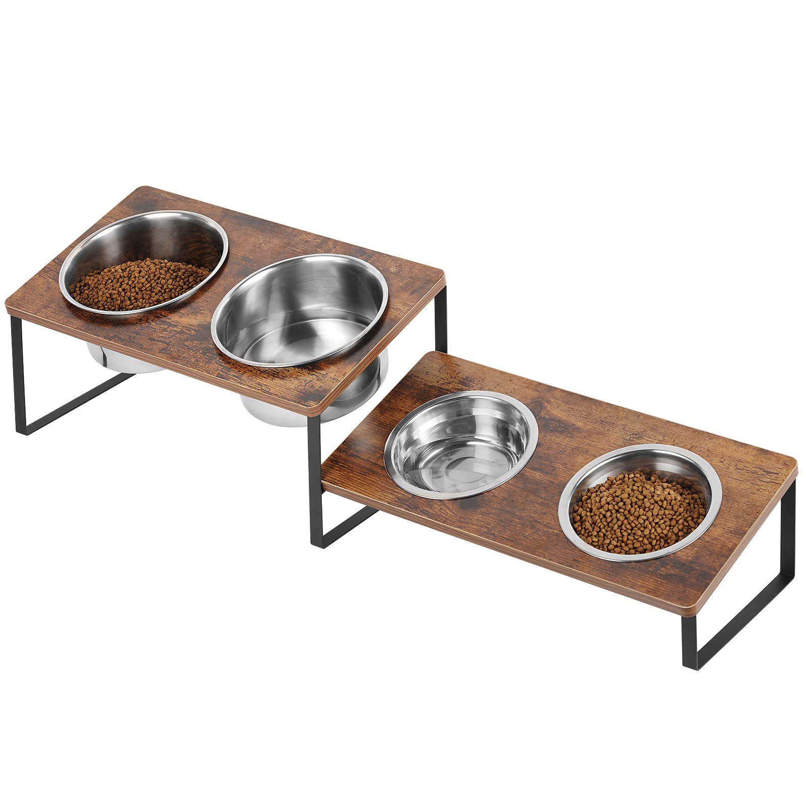 Raised Pet Bowls Stand
