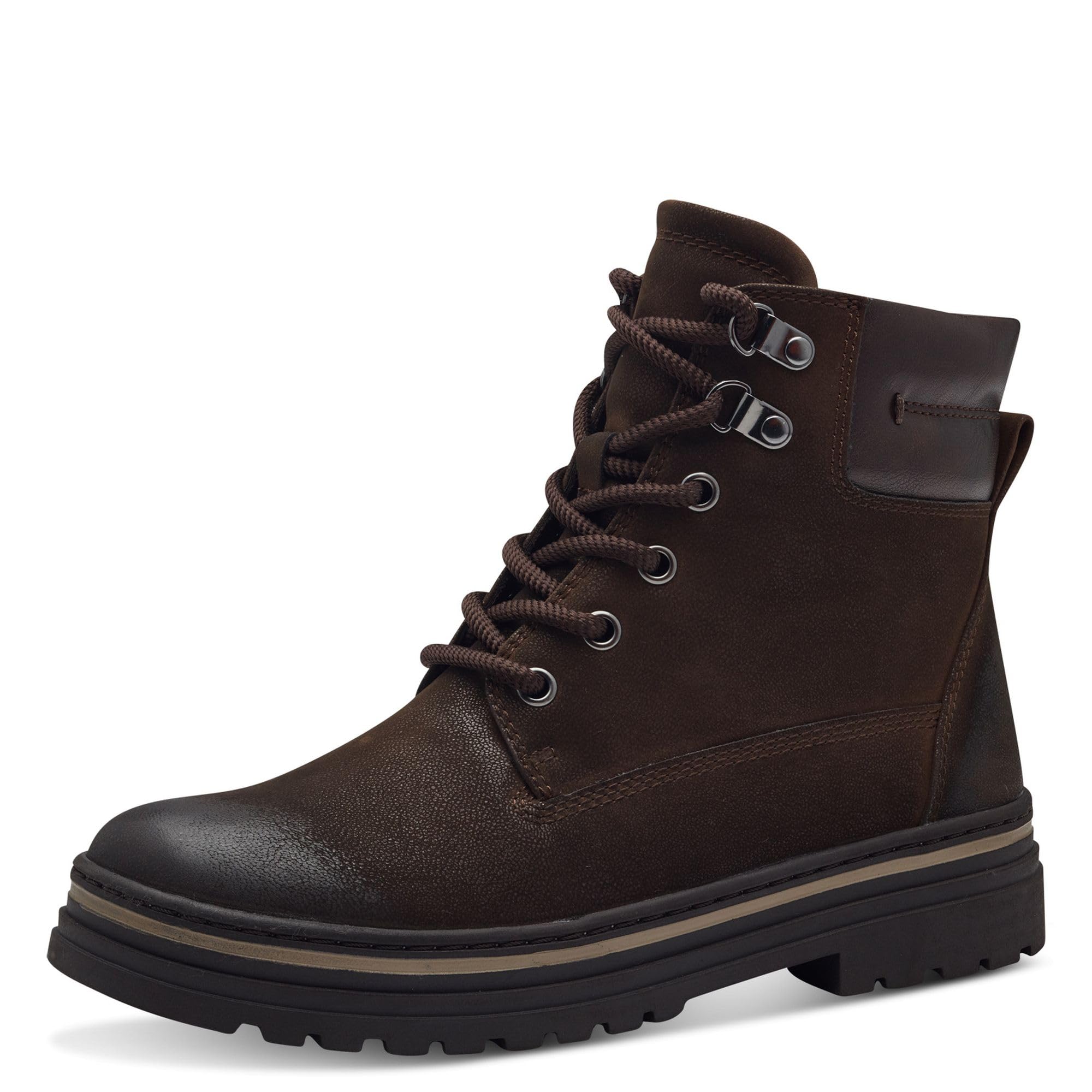 MARCO TOZZI Women's Bootie Laced 2-26260-43 Fashion Boots, Cafe Comb, 37 EU, Cafe Comb, 5 UK