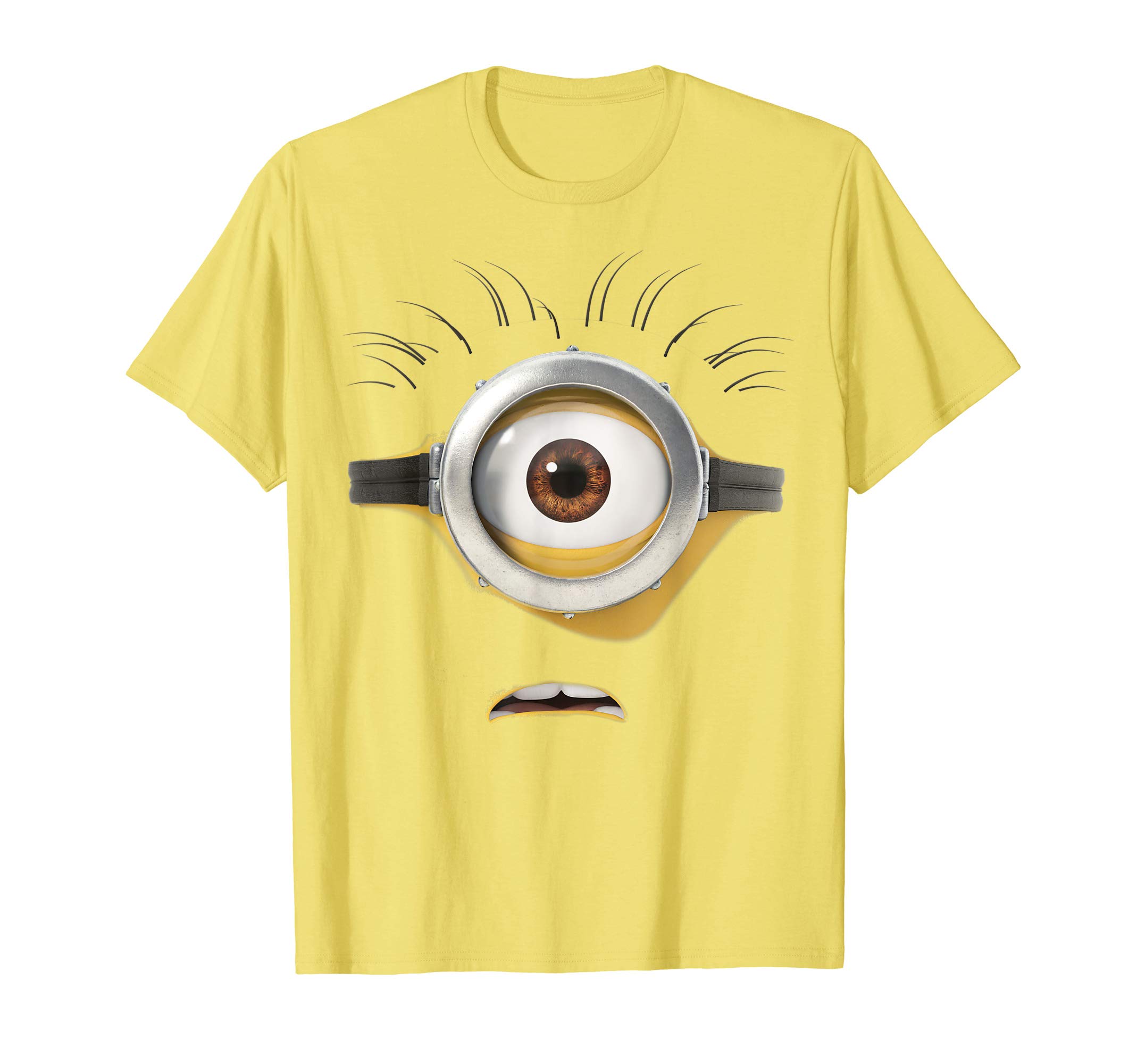 Despicable MeMinions Confused One-Eyed Face T-ShirtOEKO-TEX STANDARD 100