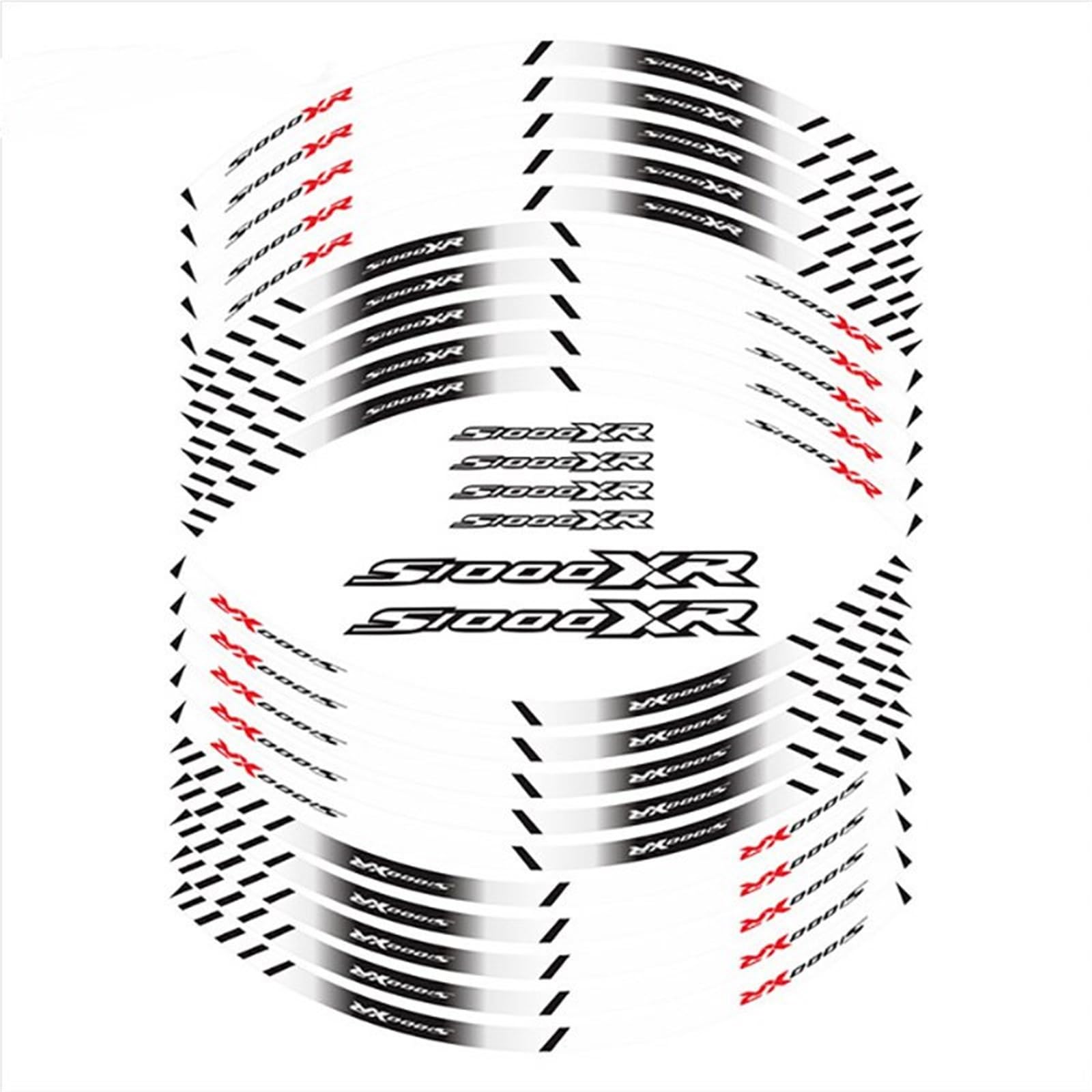 Decorative Stickers Motorcycle Wheel Stickers Reflective Rim Tape Stripes Tire Decor Decals for BMW S1000R S1000RR HP4 S1000XR S1000 R RR XR