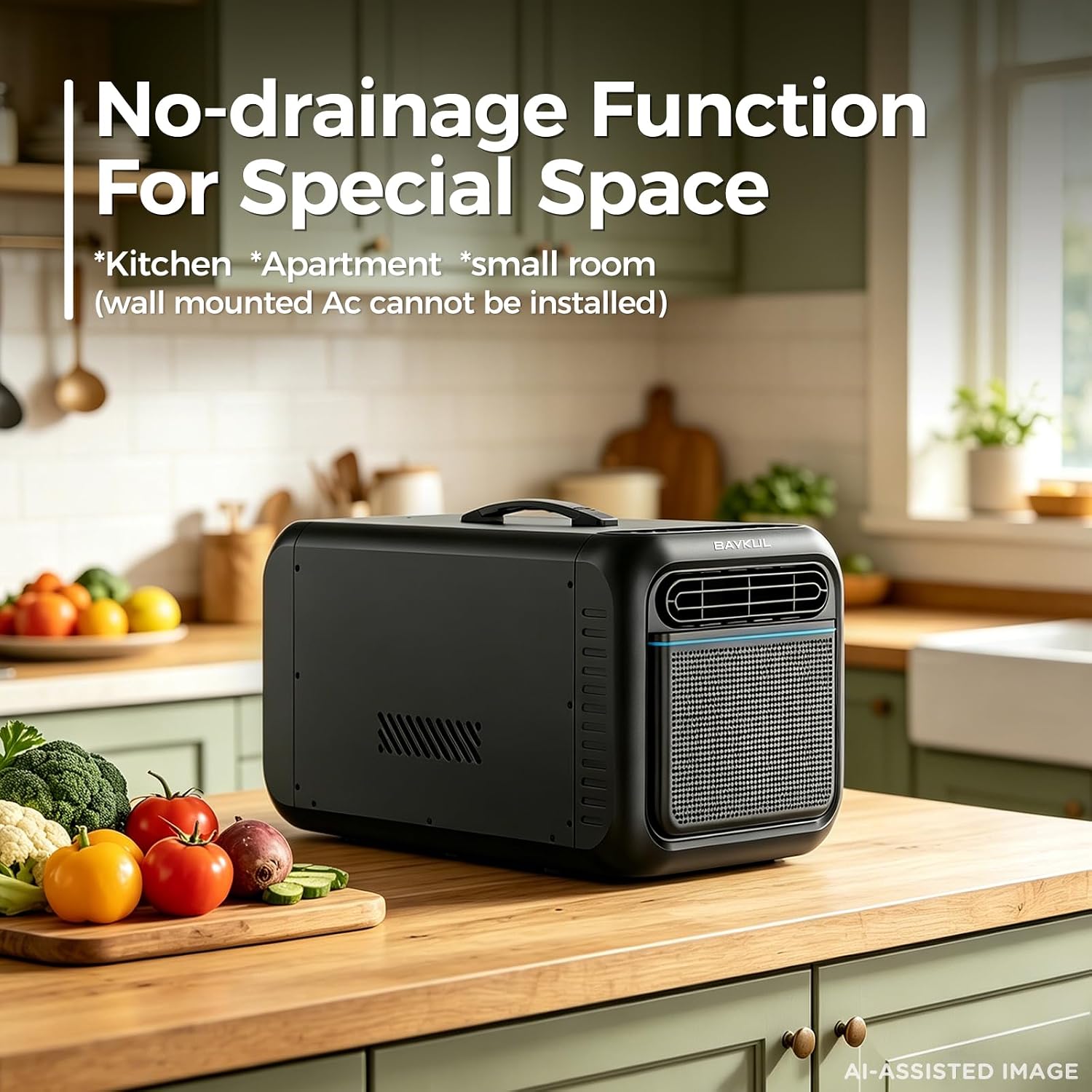 5000 BTU Portable Air Conditioner. Suitable for tents, RVs, trucks, fishing spots, small rooms and pet areas. Compact indoor outdoor cooling unit, great for road trips, Camping and Parking cooling Use thumbnail