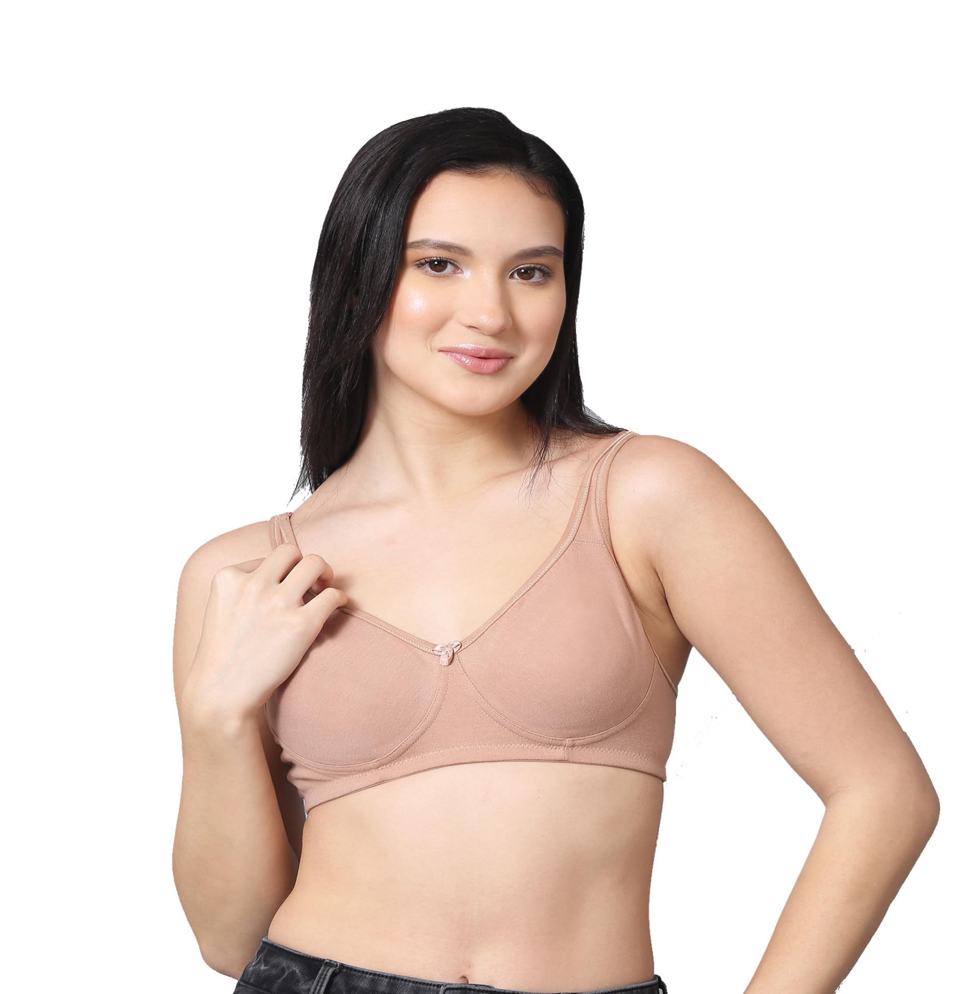 nsaliza Pack 1 Molded Non Padded Non Wired Full Coverage Bra-picture-41