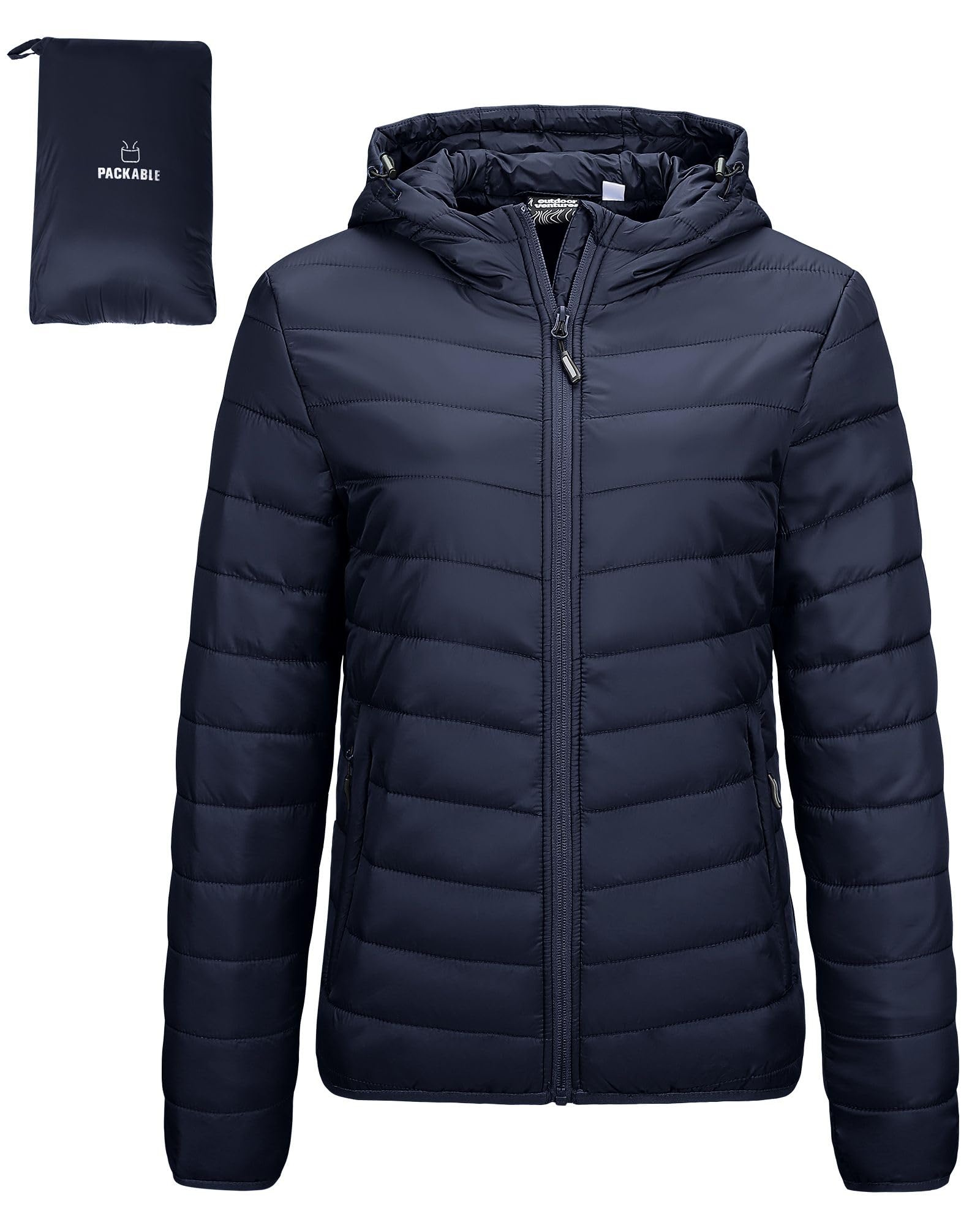 Outdoor Ventures Giacca trapuntata impermeabile da donna