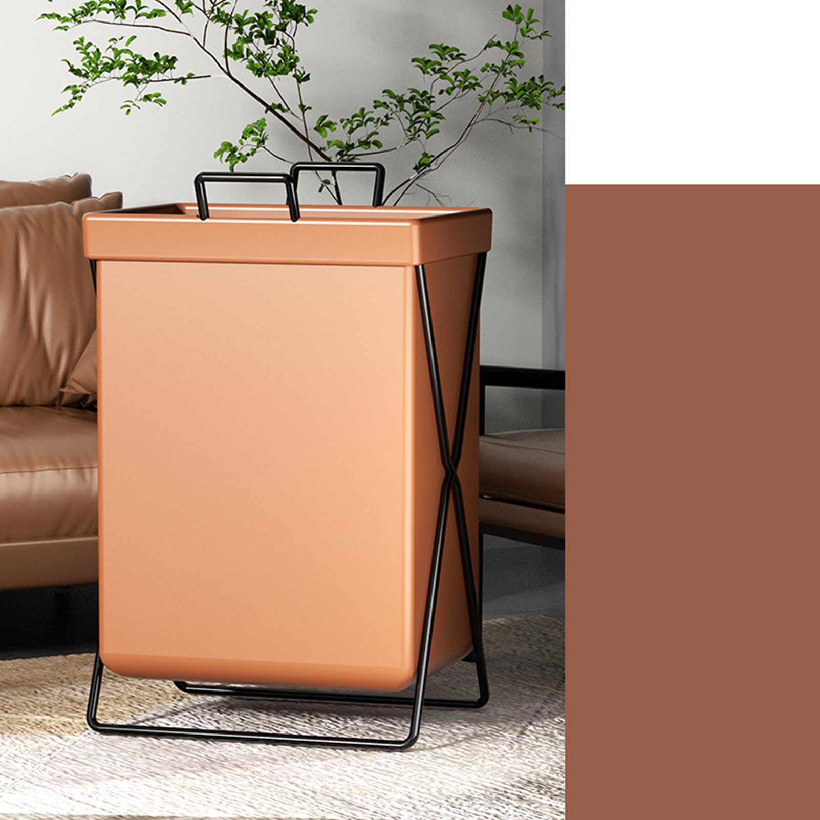 Light Luxury Dirty Clothes Basket, Household Dirty Clothes Basket Storage Basket, Bathroom Shelf