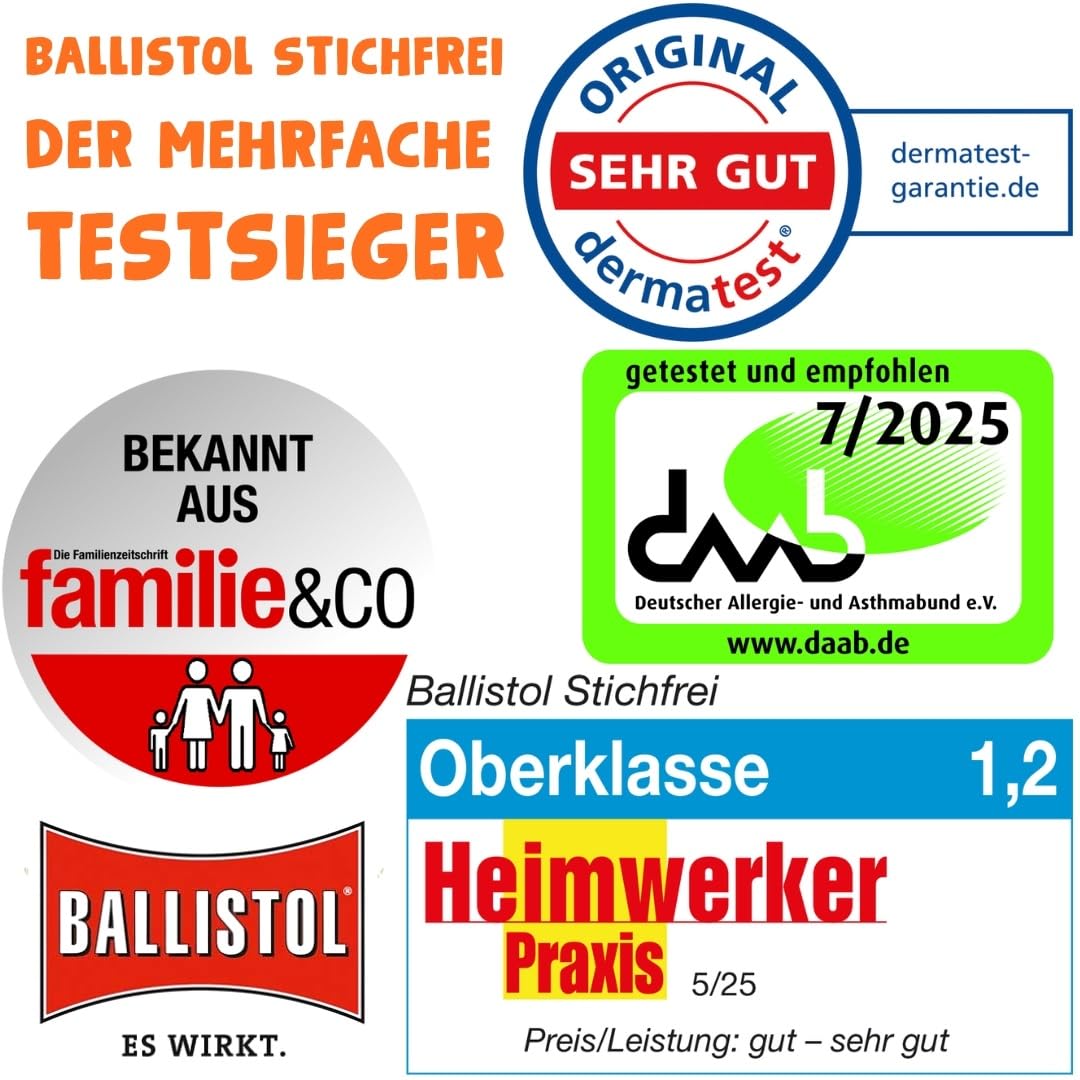 Insektenschutz Spray für Haut & Kleidung – Gegen Mücken, Zecken & Sandfliegen – Tropentauglich & hautfreundlich - 3×100 ml