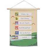 Visual Schedule for Kids with Autism,22 Piece Toddler Visual Schedule,Establish Regular Habits for Toddlers,Preschoolers,Children with Autism,Teach Toddler Schedule Chart Ages 2-4 at Home & School