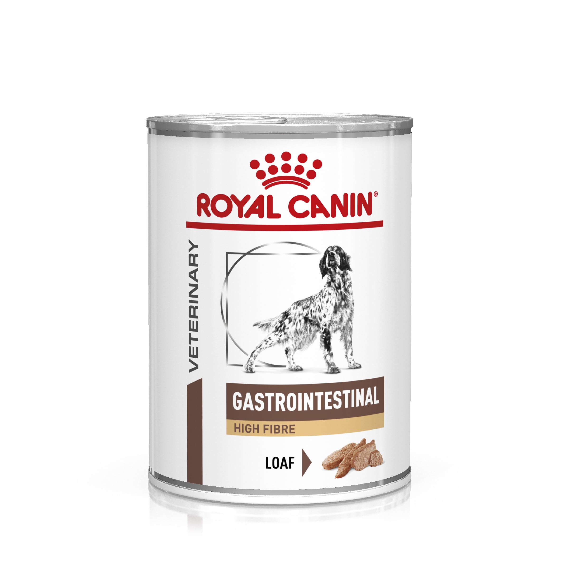 Royal Canin Veterinary Gastrointestinal High Fibre Mousse | 12 x 410 g | Pienso Completo para Perros Adultos | para favorecer una digestión Sana | con Fibra dietética