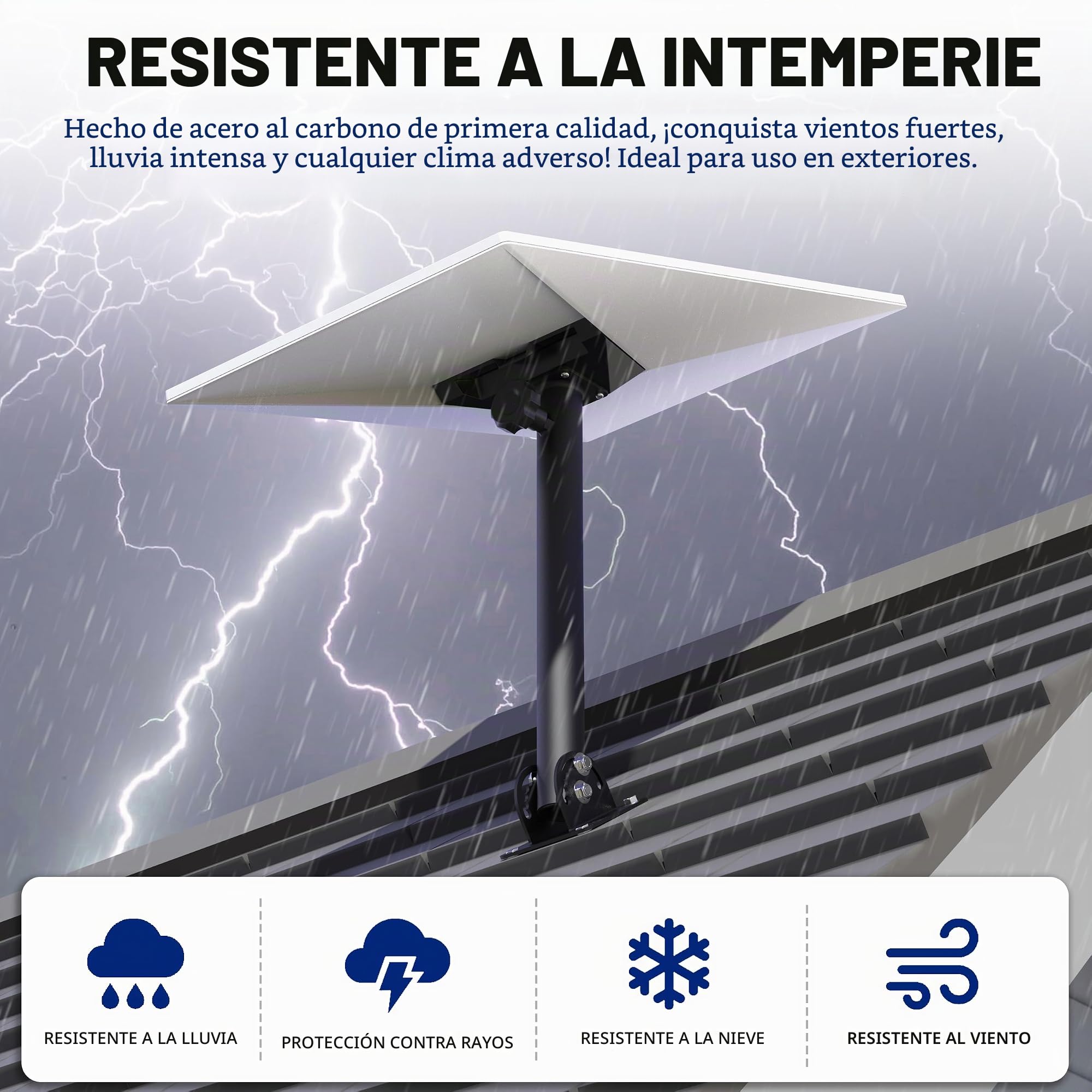 Kit de montaje de techo Starlink Gen 3 ajustable de 180° compatible con Gen 3 / V3, montaje en poste Starlink con adaptador de tubo Gen 3