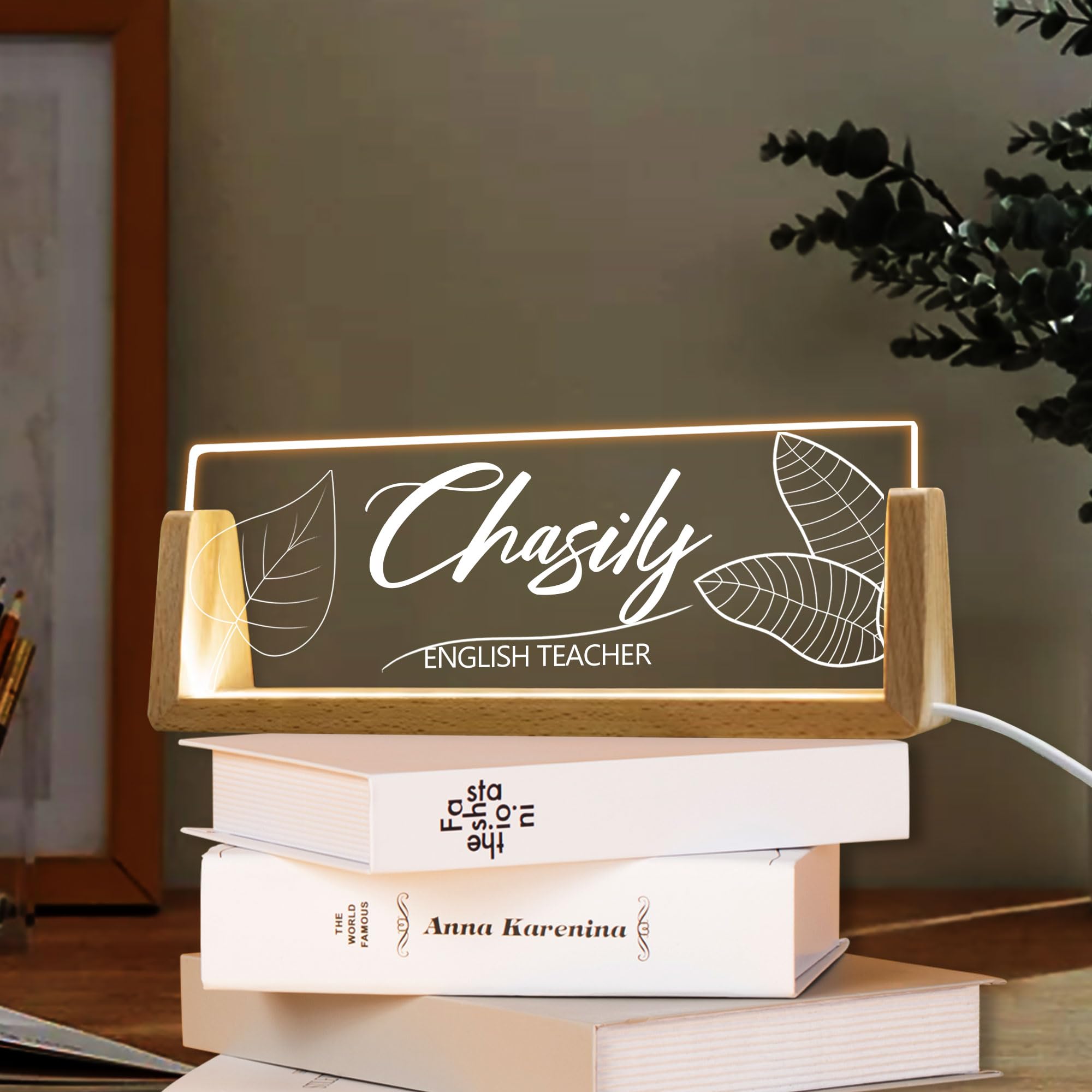 Custom Name Plate For Desk, Employee Appreciation Gifts, Office Decor