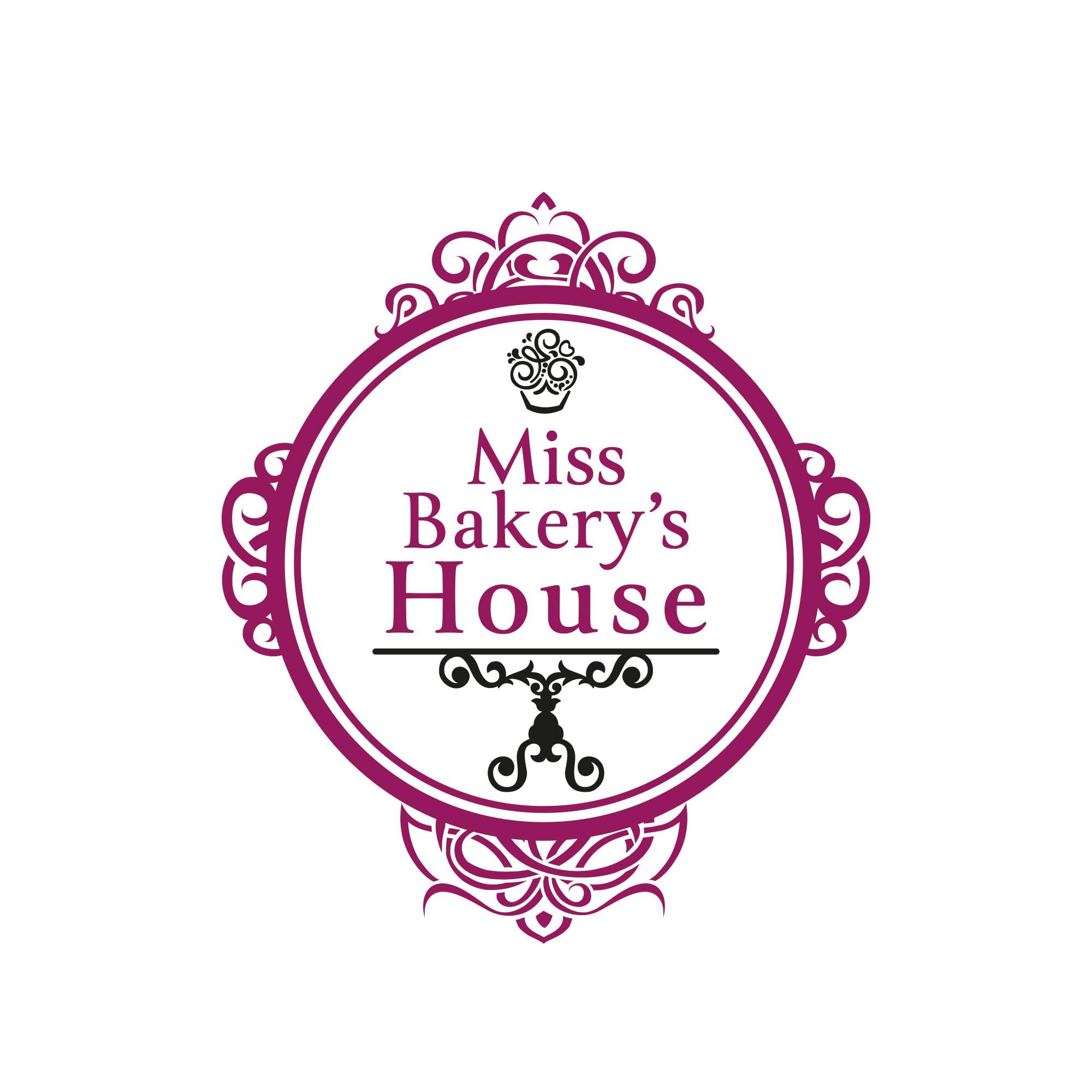 Miss Bakery's House® Base giratoria - Aluminio - Rosa - Ø 30 cm - presentación de la Tarta - Decorar y Girar