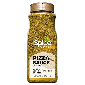 iSpice | Pizza Sauce Seasoning | Bulk Size | Mixed Spices & Seasonings | Kosher (18 OZ)