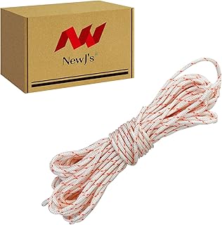 10 Meter 3.0mm Recoil Starter Rope Pull Cord Compatible with STHIL Husqvarna Sears Craftsman Poulan Lawn Mower Chainsaw Trimmer Edger Brush Cutter Engine Parts