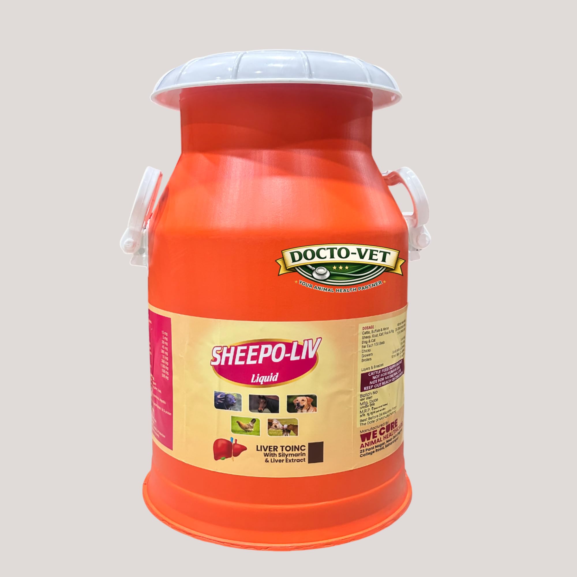 DOCTO-VET 20 LTR Liver Tonic & Growth Promoter for All Species, Fortified with Vitamins & Chelated Minerals for Better Health SHEEPO-LIV-image-44