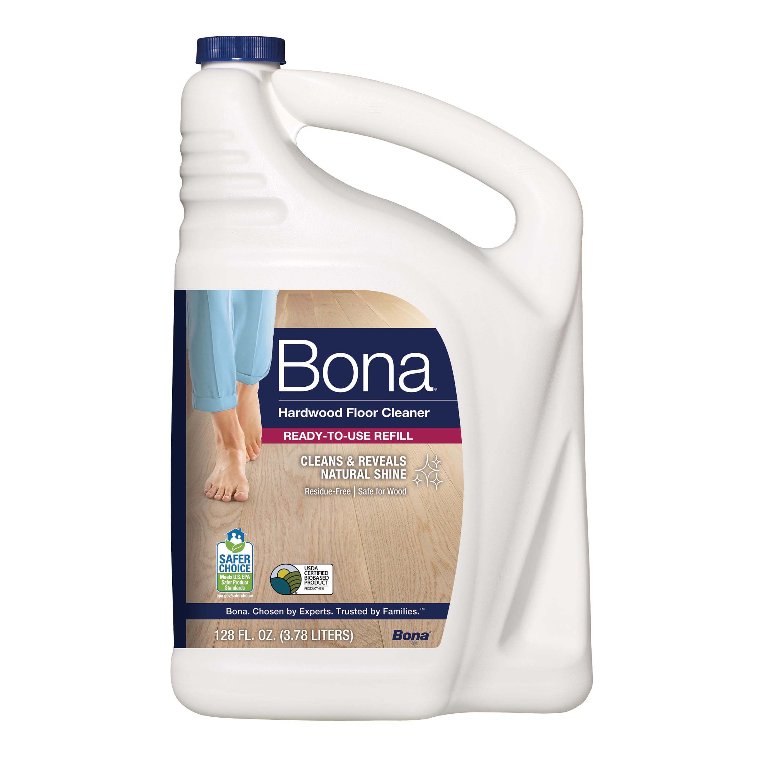 128 fl oz Unscented Hardwood Floor Cleaner Refill K6542