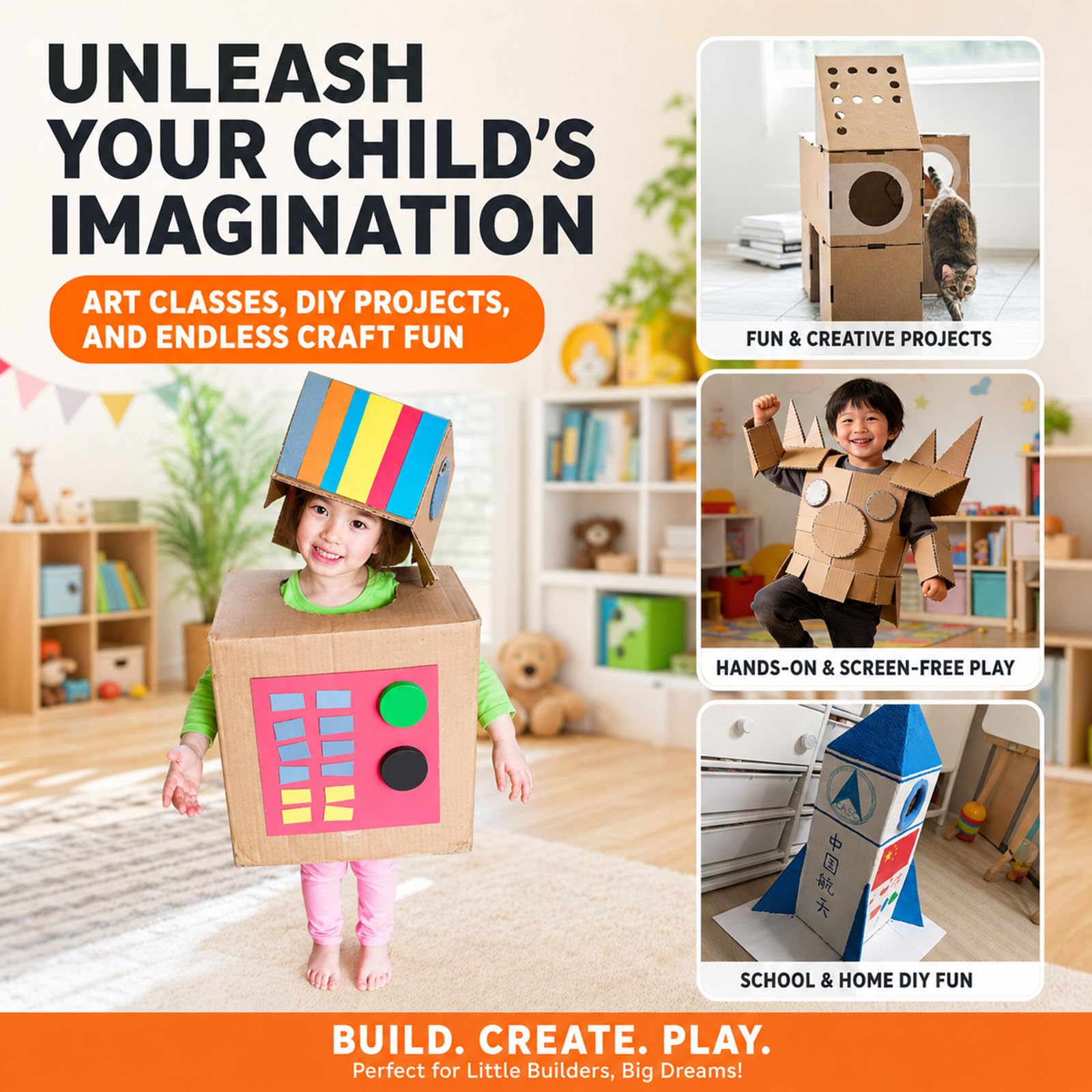 Coupe-Carton SéCurisé Pour Enfants, Scie A Carton éLectrique Enfant