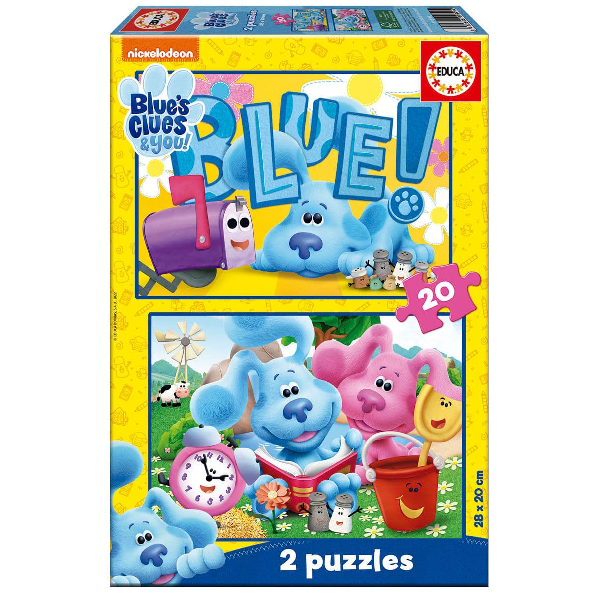 Educa 19389 2x100 Spongebob, Assorted