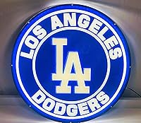 Vista 1 de Queen Sense 16 x 16 pulgadas para logotipo de Dodger (Los Ángeles) 3D LED neón letrero luz vívida impresión cerveza bar pub decoración lámpara