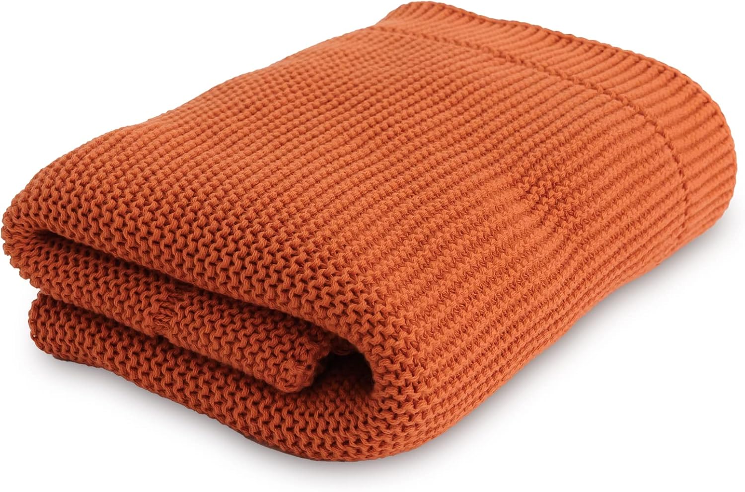 Natemia Knitted Baby Receiving Blanket, Ultra Soft Organic