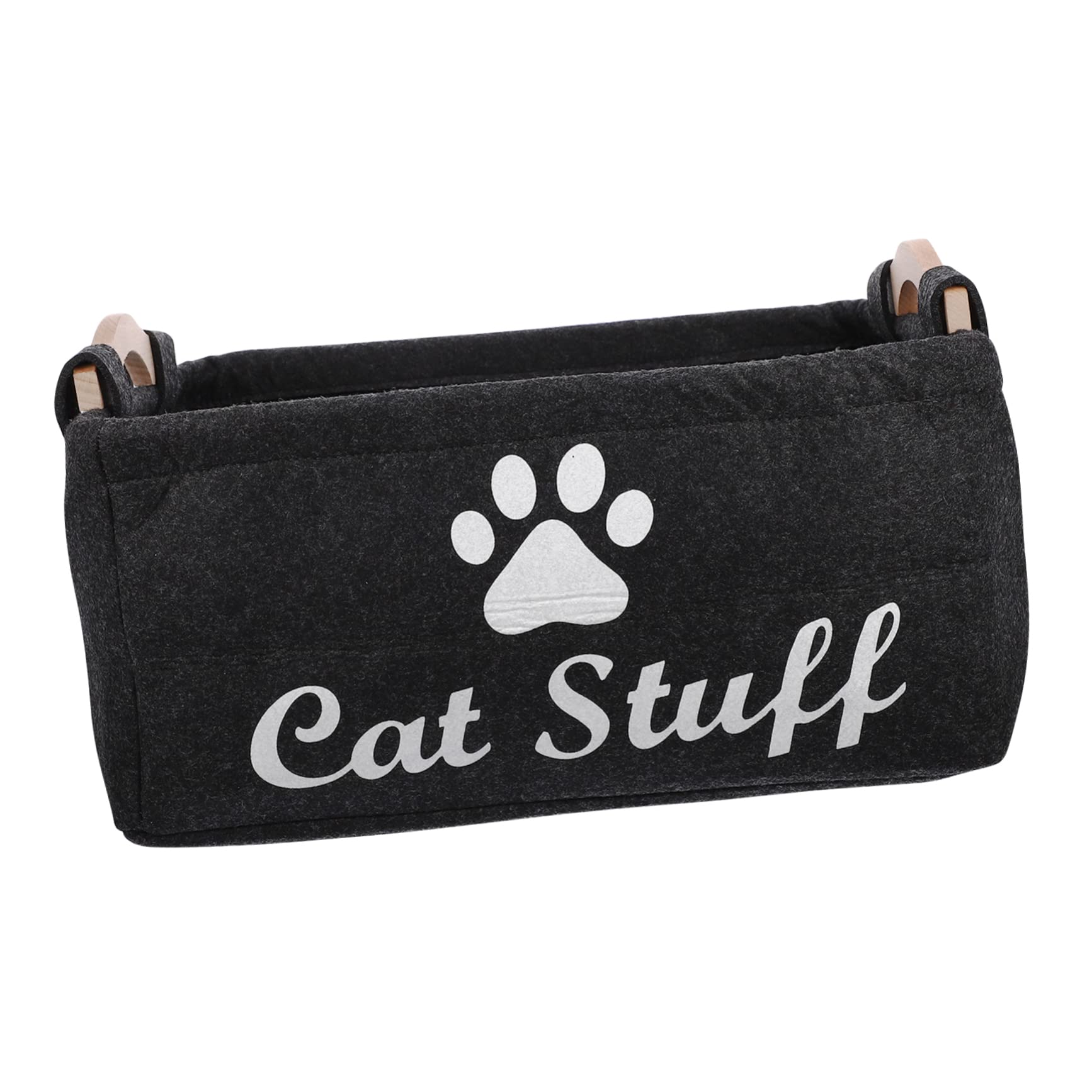 Beatifufu Luxury Felt Storage Box Pet Toy Storage Puppy Toy Basket Bin Sundries Basket Home Decor Elegant Organizer