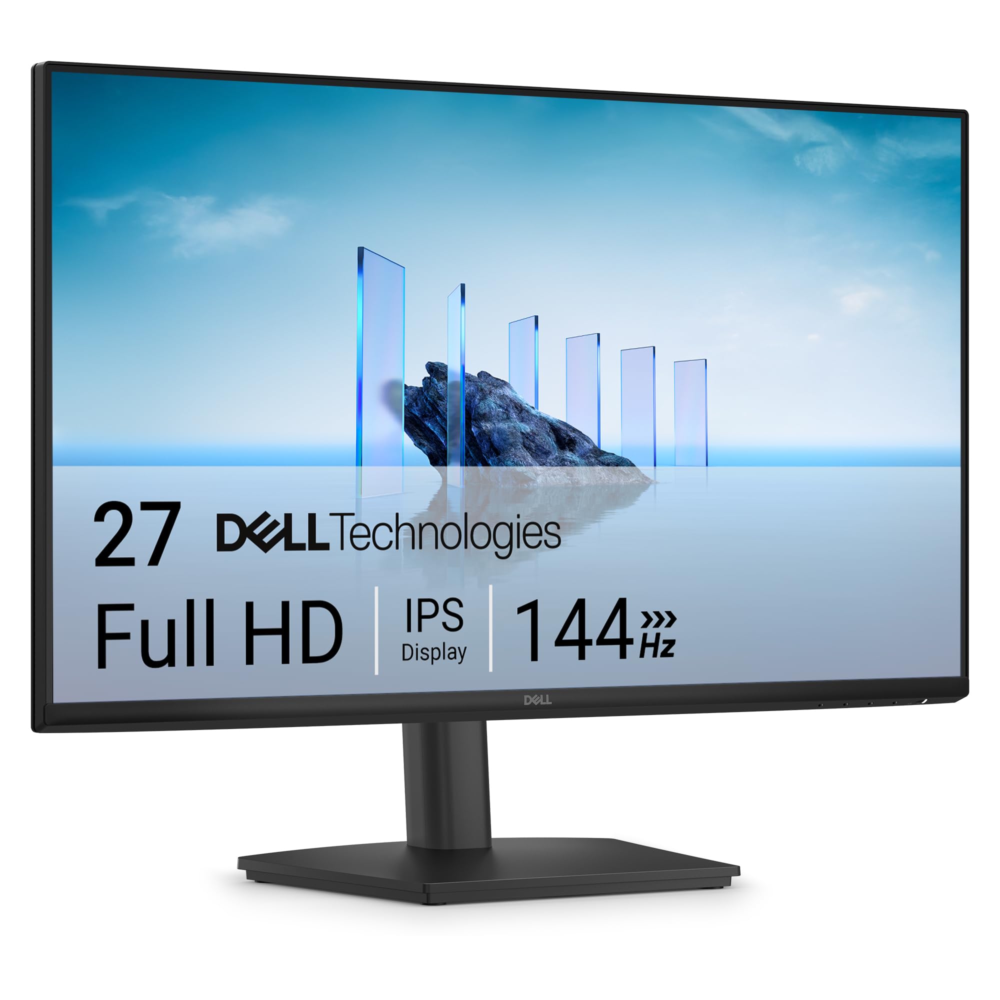 Dell Monitor 27 - SE2726HS, Full HD (1920x1080), 144Hz, IPS, 1ms MPRT, AMD FreeSync, Height Adjustable Stand, VESA (100x100mm), 2 HDMI, 3 Year Warranty, Black