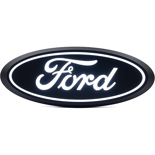 Putco 92701 Ford Super Duty Illuminated Front LED Emblem - Fits 2011-2025 Super Duty Models Without Front Camera.