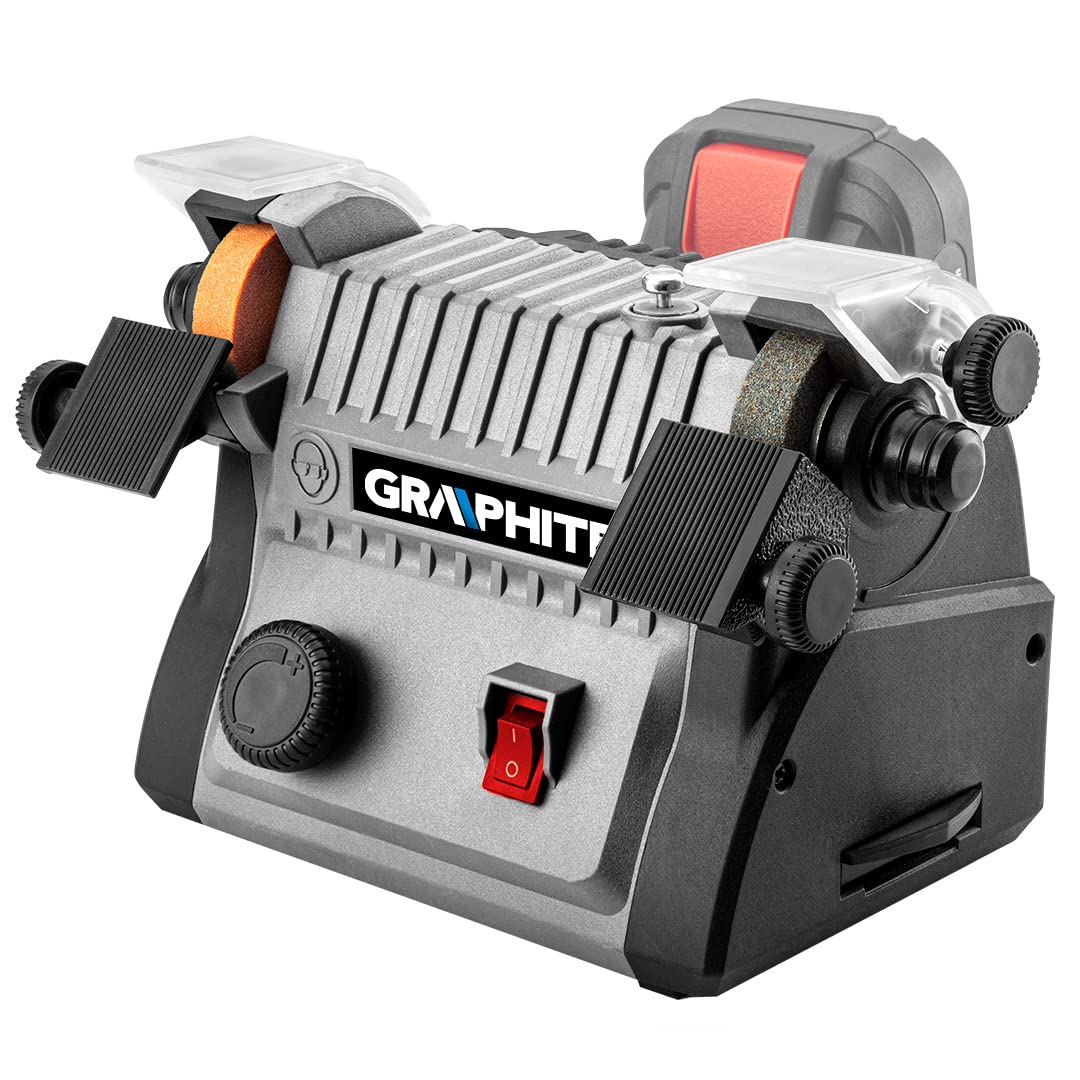 GRAPHITE 3-in-1-Akku-Mini-Schleifmaschine, Schleifmaschine, Polierer