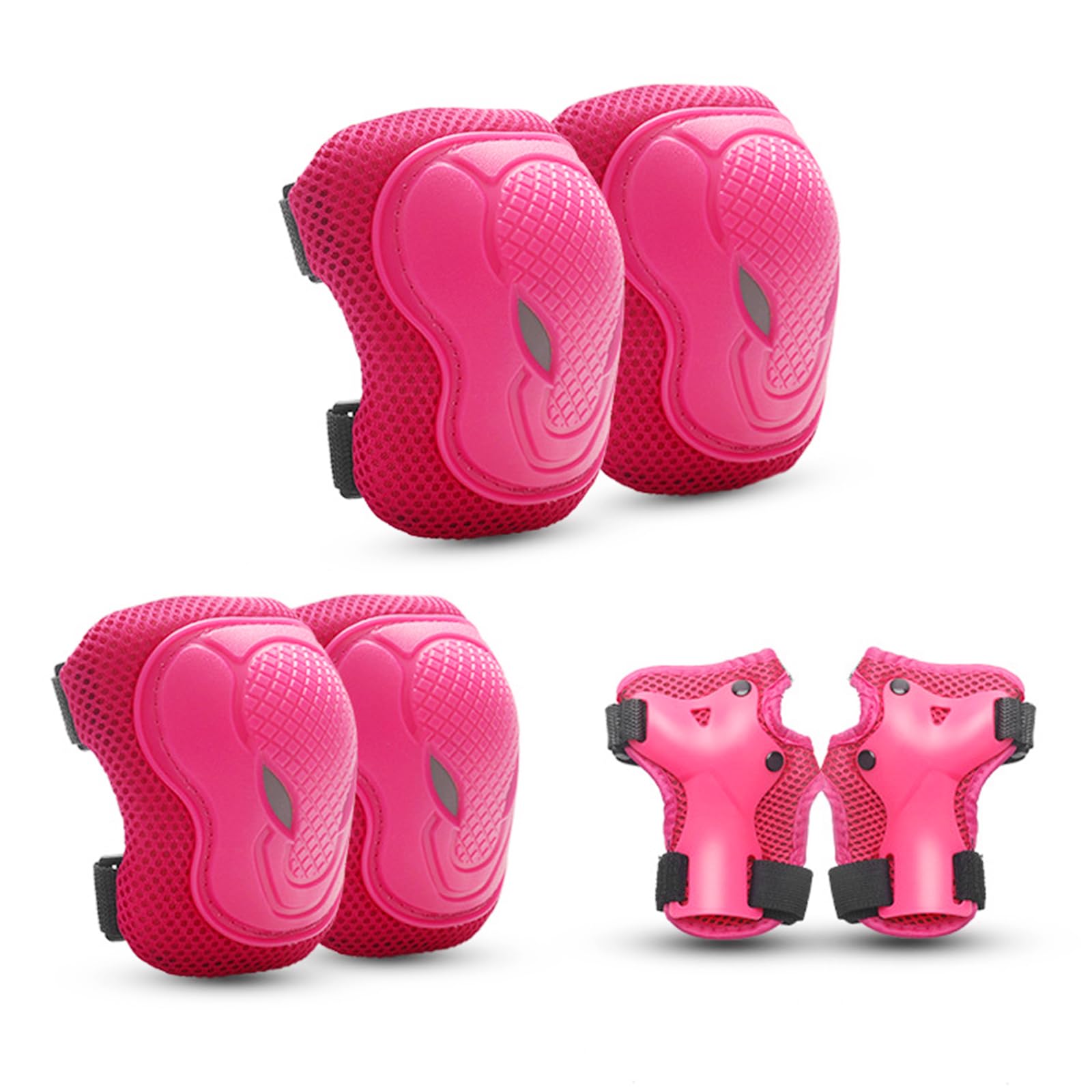 Rodilleras Infantiles, Rodilleras Infantiles para Patines en línea Equipo de protección 6 en 1 para niños de 3 a 8 años Coderas Patinetes Bicicletas