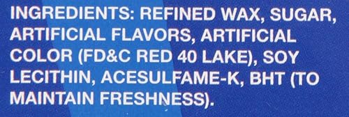 Miniatura 3 de Wack-O-Wax - Caramelo de labios de cera, envueltos individualmente, sin maní, sin gluten, caja de 24 unidades (paquete de 1)