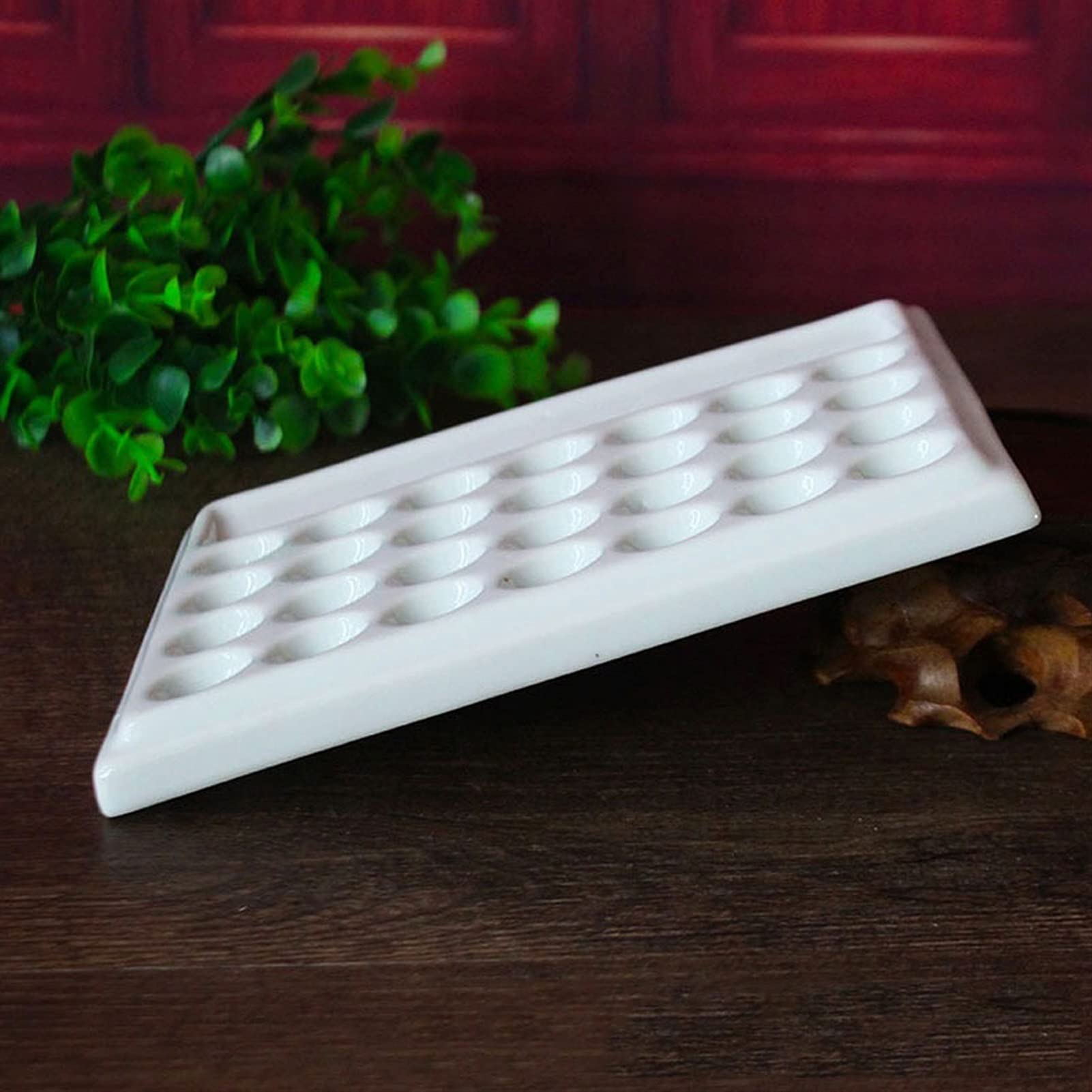 Paleta Artysty Porcelany, 28-otworowa Paleta Farb Akwarelowych, Odpowiednia Do Akwareli, Gwaszu, Malarstwa Olejnego Itp.