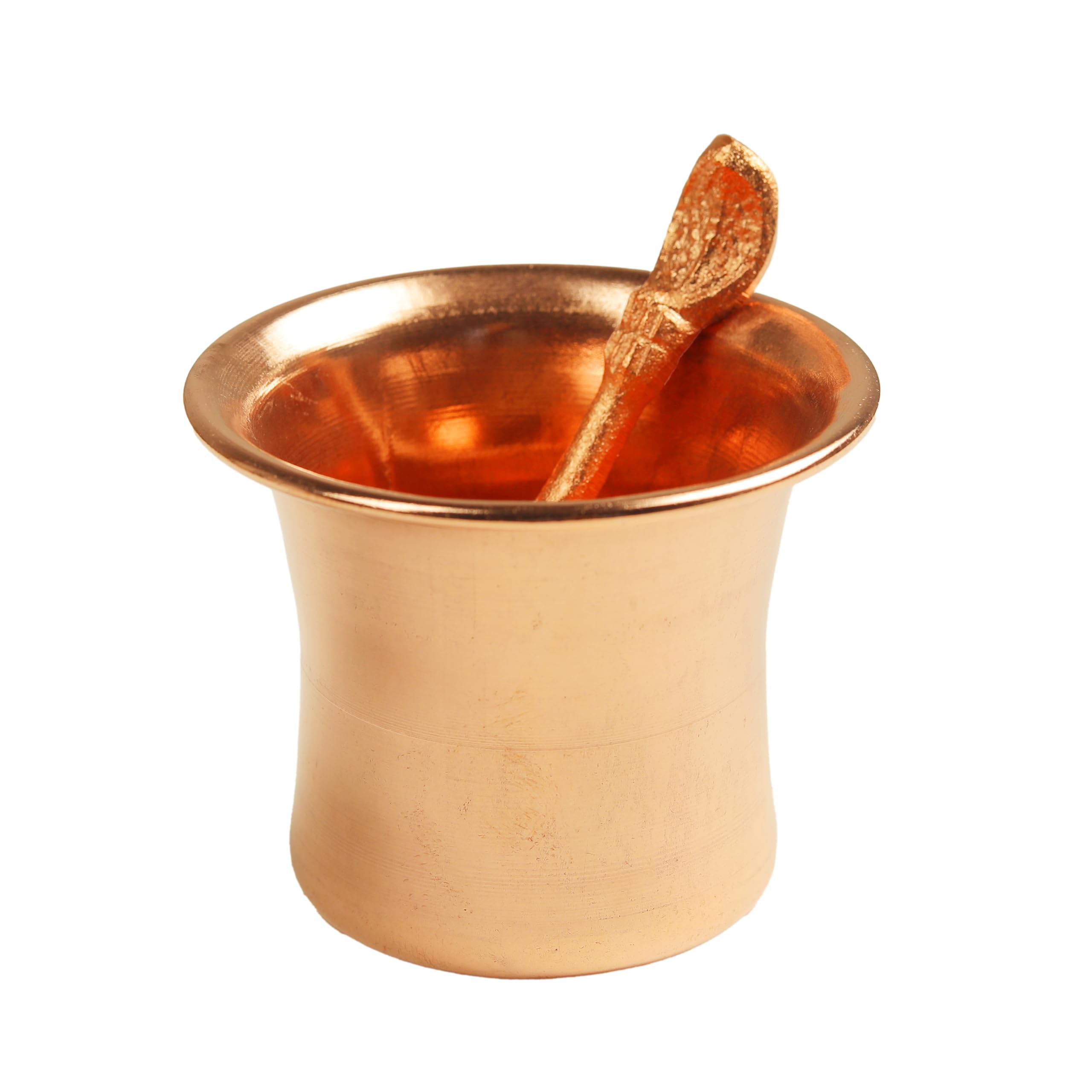 Panch Patra/Lota with Achmani/Palli (Spoon) Pooja Utensils Item Articles for All Pooja Purpose Pooja Puja Items Kit Decor for Holi Pooja Decorations Gifts
