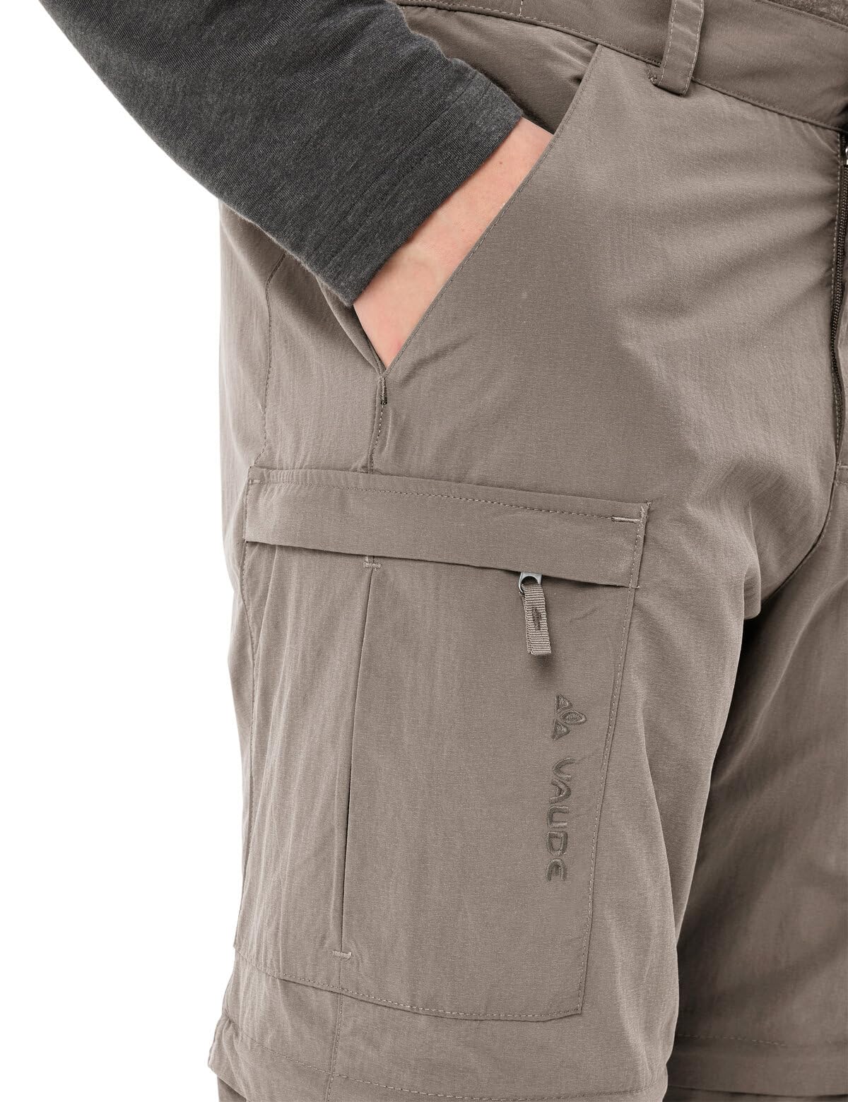 VAUDE Herren Trekkinghose Farley ZO Pants V, schnelltrocknend und atmungsaktiv, abzippbar
