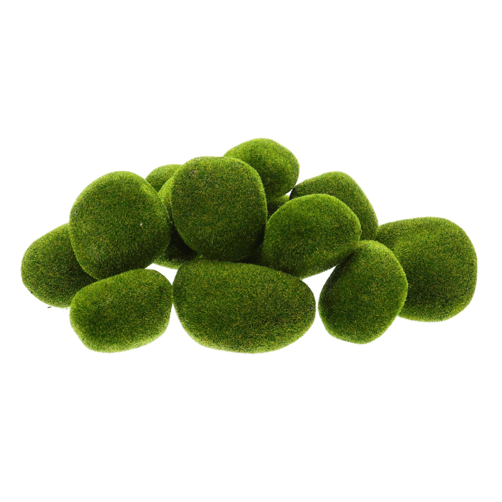 ARTIBETTER 13pcs Artificial Moss Rocks for Garden Bonsai Potted Plants Home Decor