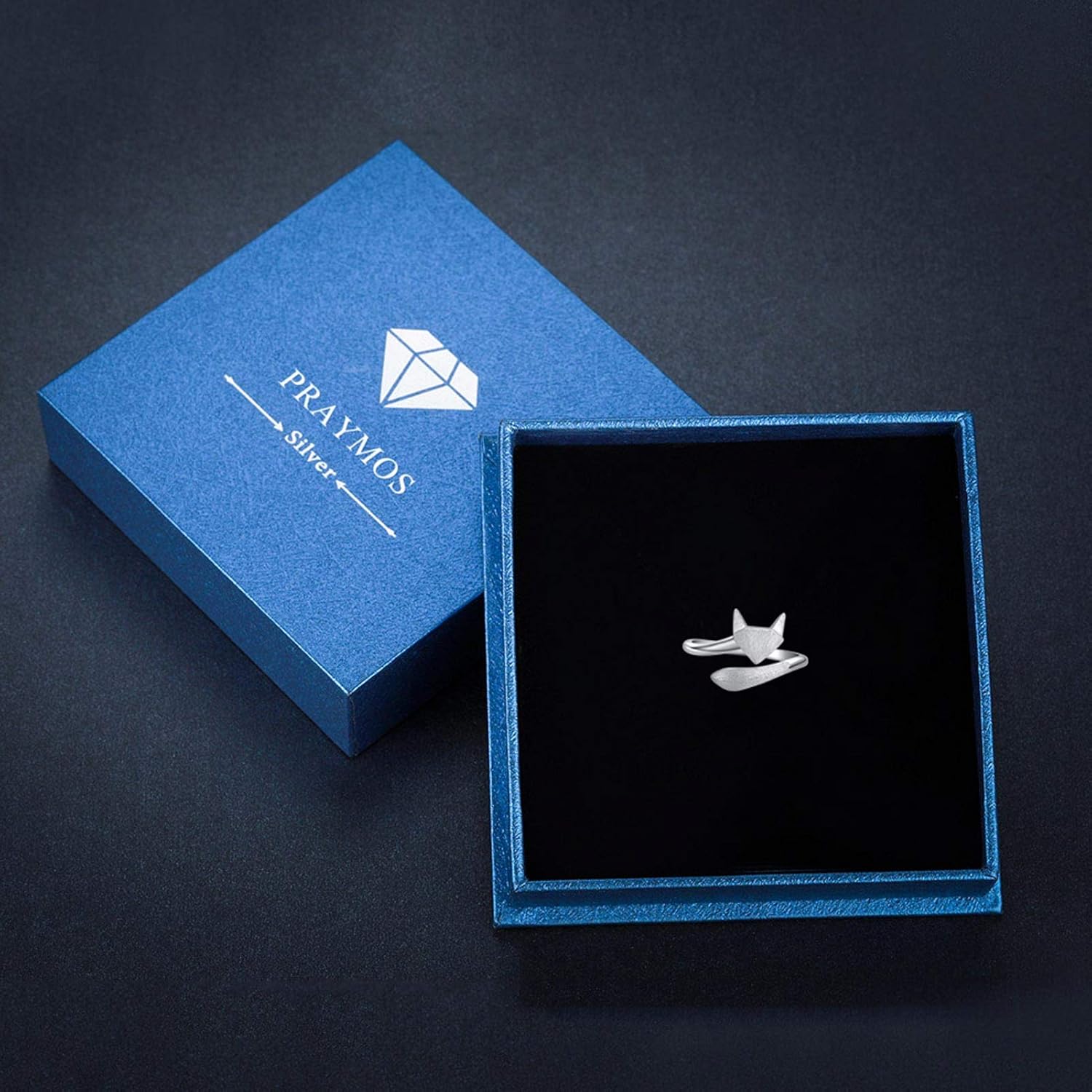 Thumb Ring For Women Men 925 Sterling Silver Open Adjustable Rings Snake/Shark/Fox/Skull Punk Rock Gothic Jewelry Gift