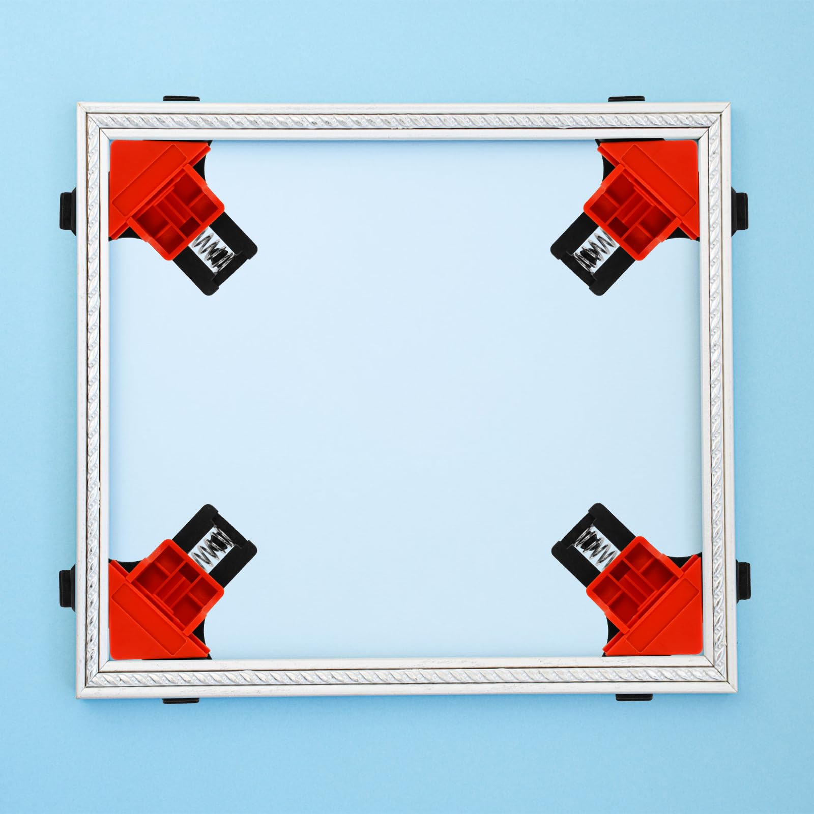 US 12Pcs 90 Degree Angle Clamps Adjustable Corner Clip Fixer Enduring Right Angle Clamp Multipurpose Photo Frame Clamp Reusable Corner Clamps Wood Fixing Clamping Tool for Corner T-joints Frames