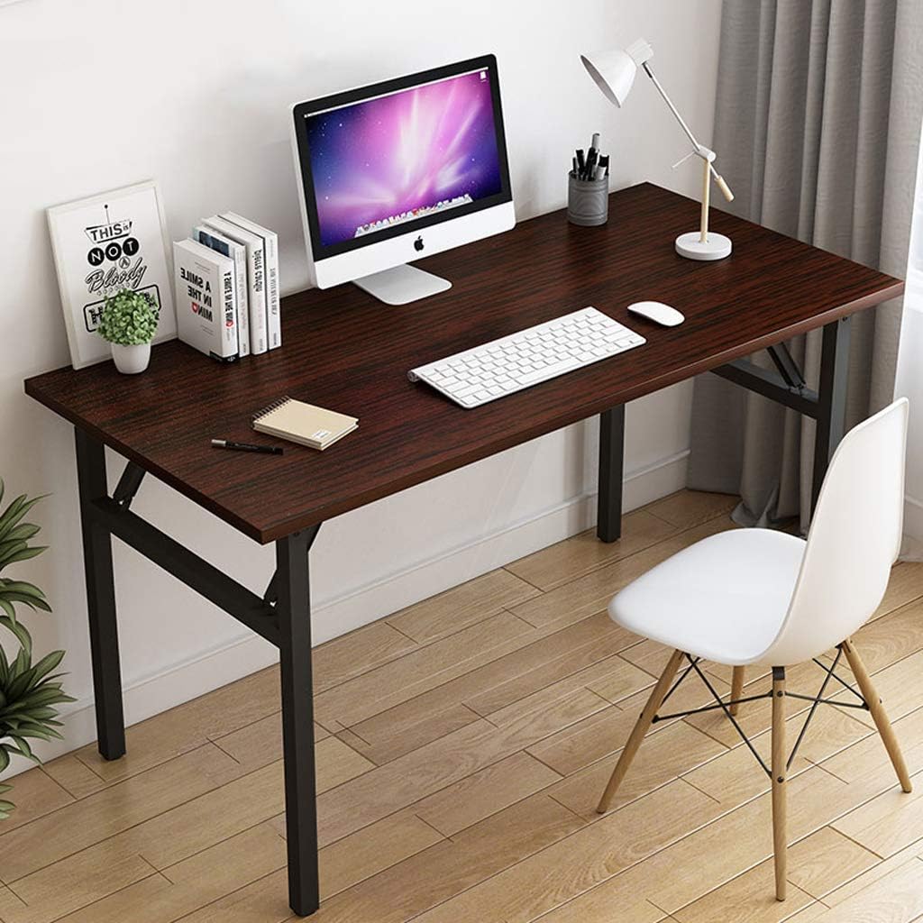 Amazon.co.jp 折りたたみ式コンピュータデスク/モダンミニマリストデスクトップホームスタディデスク/オフィススタディデスク/PC