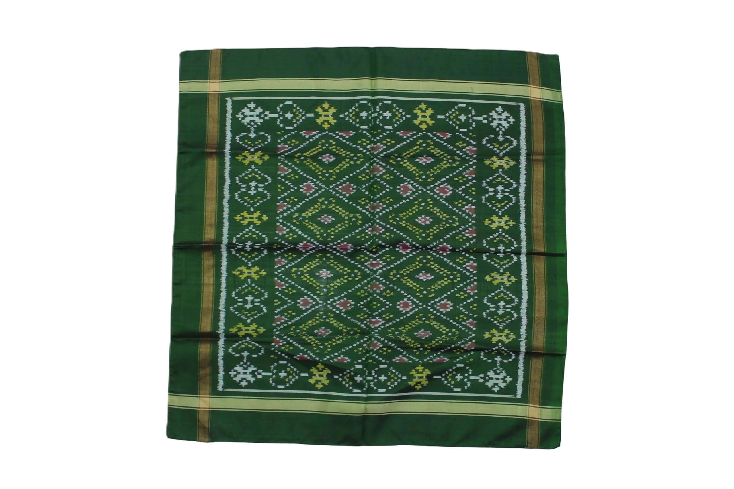 garvi gurjari Handloom Single Ikat Patola Pocket Square | Stylish Pocket Square09-picture-22