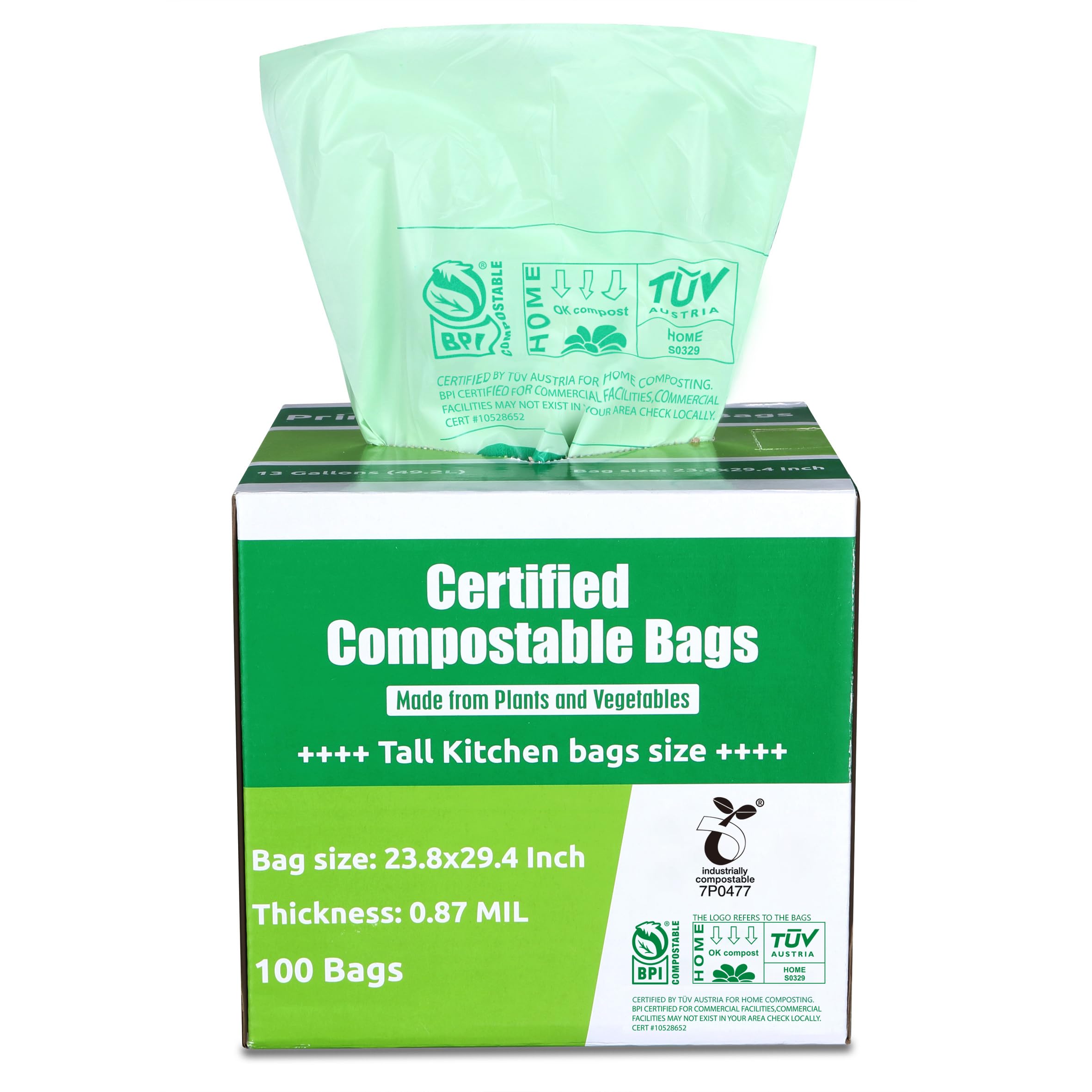 Primode 13 Gal Compostable Bags