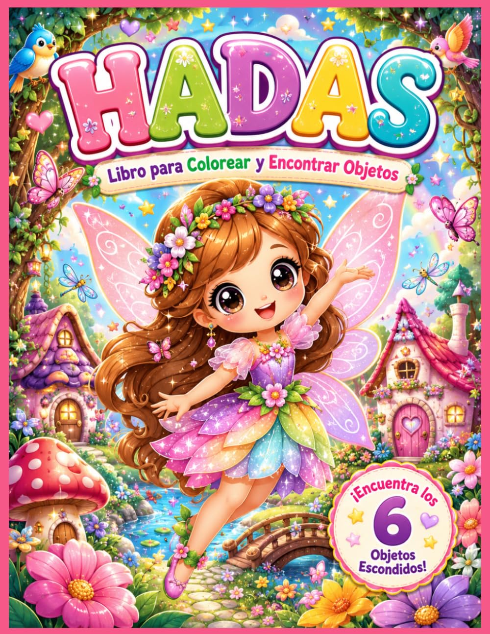 HADAS: LIBRO PARA COLOREAR Y ENCONTRAR OBJETOS